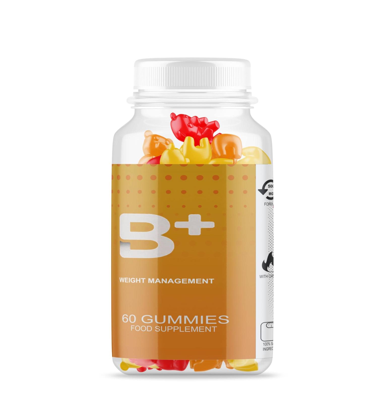 B+ Weight Management Gummies - 60 Natural Ingredients - Dido Extreme Supplements - Buy Online on GoSupps.com
