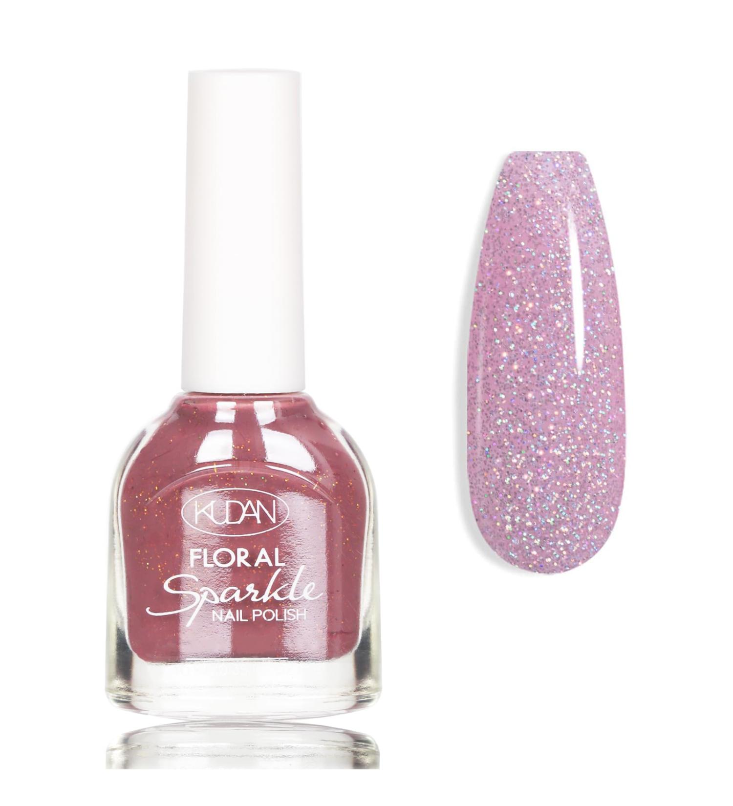 Glitter Nail Polish - Purple Nail Polish - Quick Dry Nail Varnish - Lilac Nail Polish with Glitter - Long Lasting Glossy & Chip Resistant Nail Polish for DIY Nail Art Manicure at Home Glitter purple - Buy Online on GoSupps.com