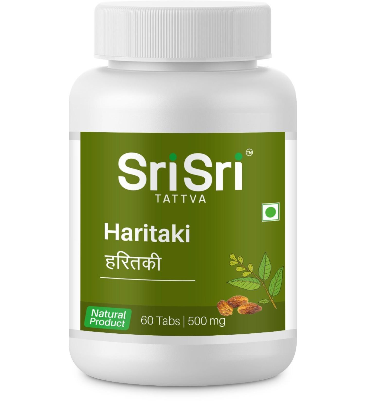 Sri Sri Tattva Haritaki Laxative & Constipation 60 Tablets
