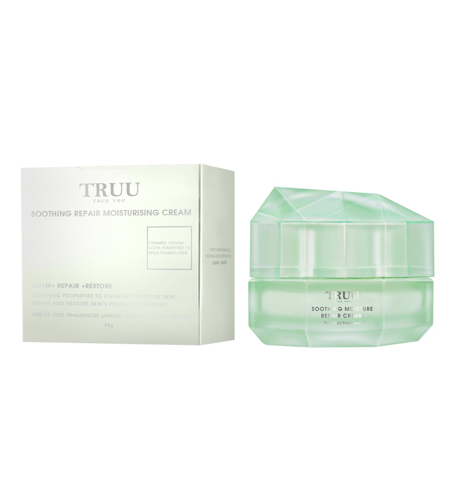 TRUU Soothing Moisture Repair Cream 30G - Hydrating & Nourishing Cream for All Skin Types | International Shipping Available - Buy Online on GoSupps.com