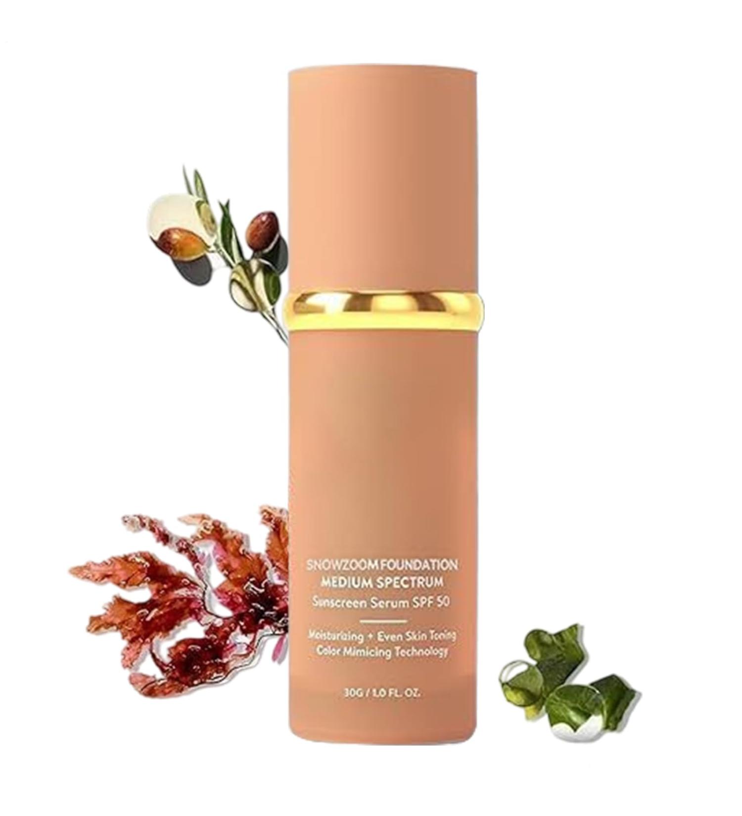 Self-Adjusting Foundation | 30ml 4 in 1 SPF 50 Tinted Foundation - Makeup For Sensitive Oily Skin Mature Types Evening Date Dance Running Hiking - Buy Online on GoSupps.com