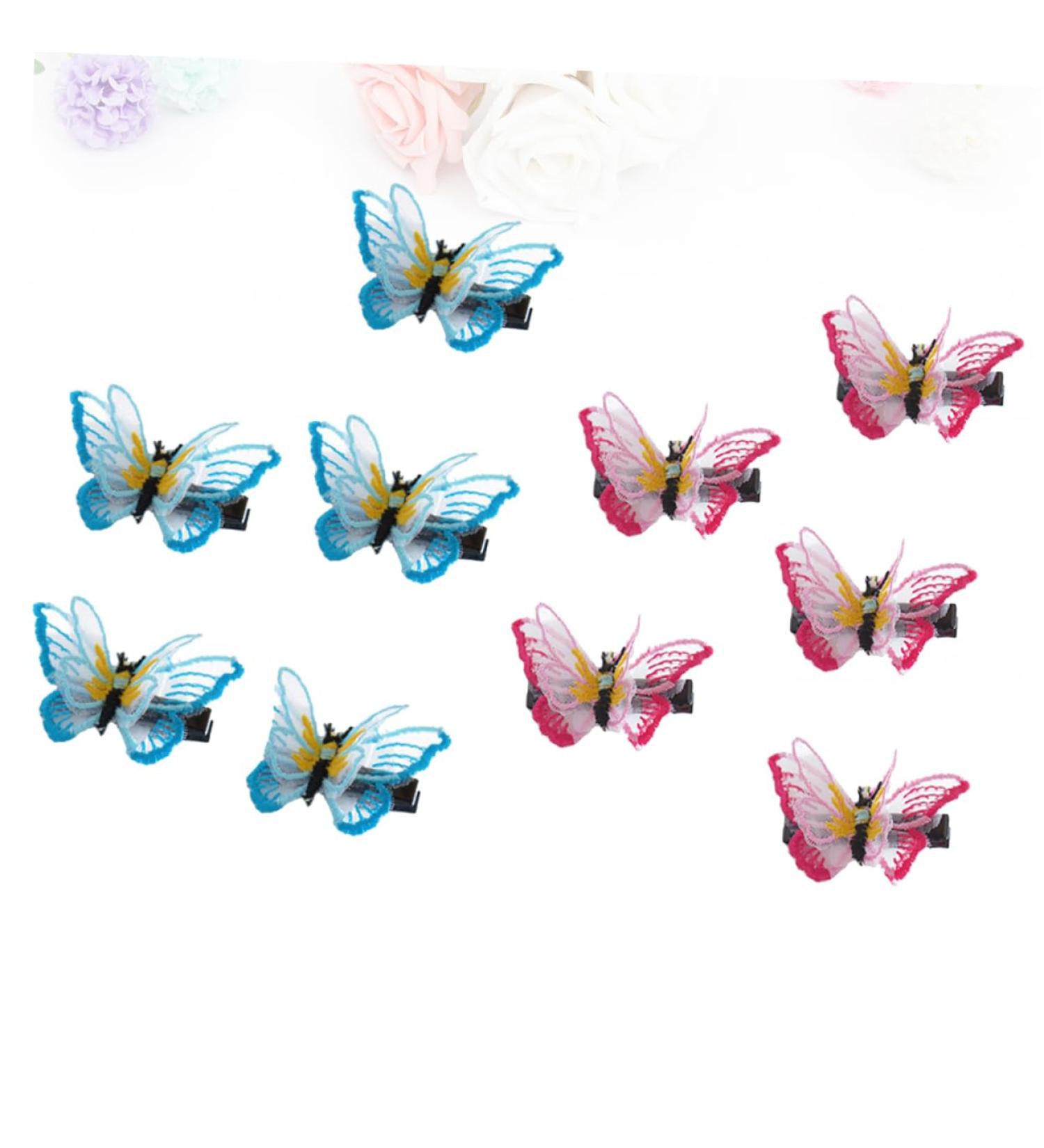 Beaupretty Hair Clamp Hair bridal hair clip blue hair clips embroidery barrette decorative hair clips hair clips lace hair clip bride decorate Clips Hair Bobby Pins - Buy Online on GoSupps.com