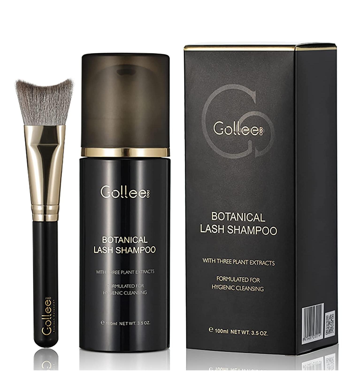 Lash Shampoo Kit - 100 ML Eyelash Extension Cleanser | Paraben & Sulfate Free Makeup Remover | Safe for Natural Lashes - Buy Online on GoSupps.com