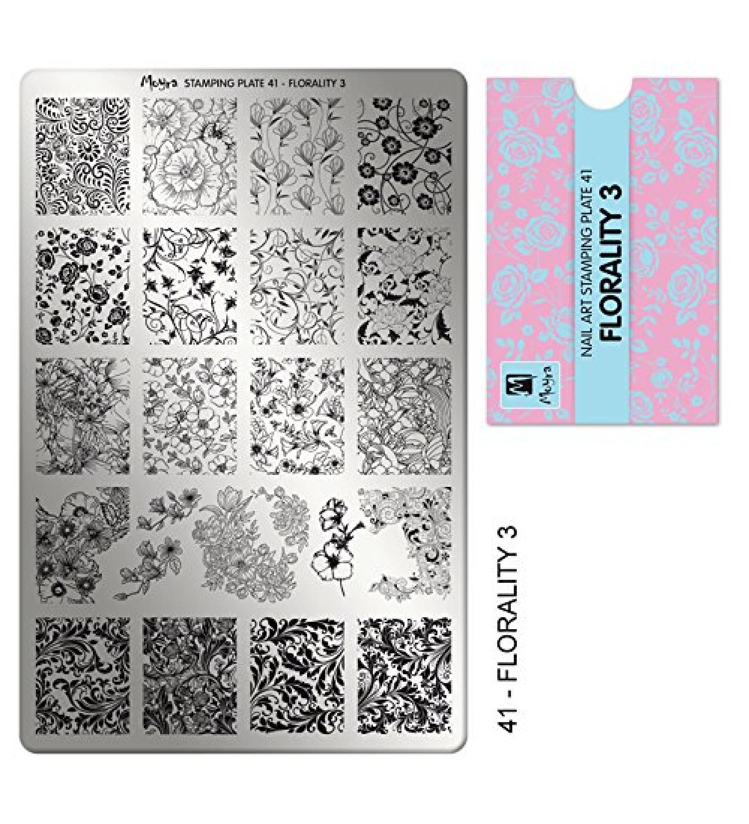 Moyra France Shop Official Moyra Stamping florality 41