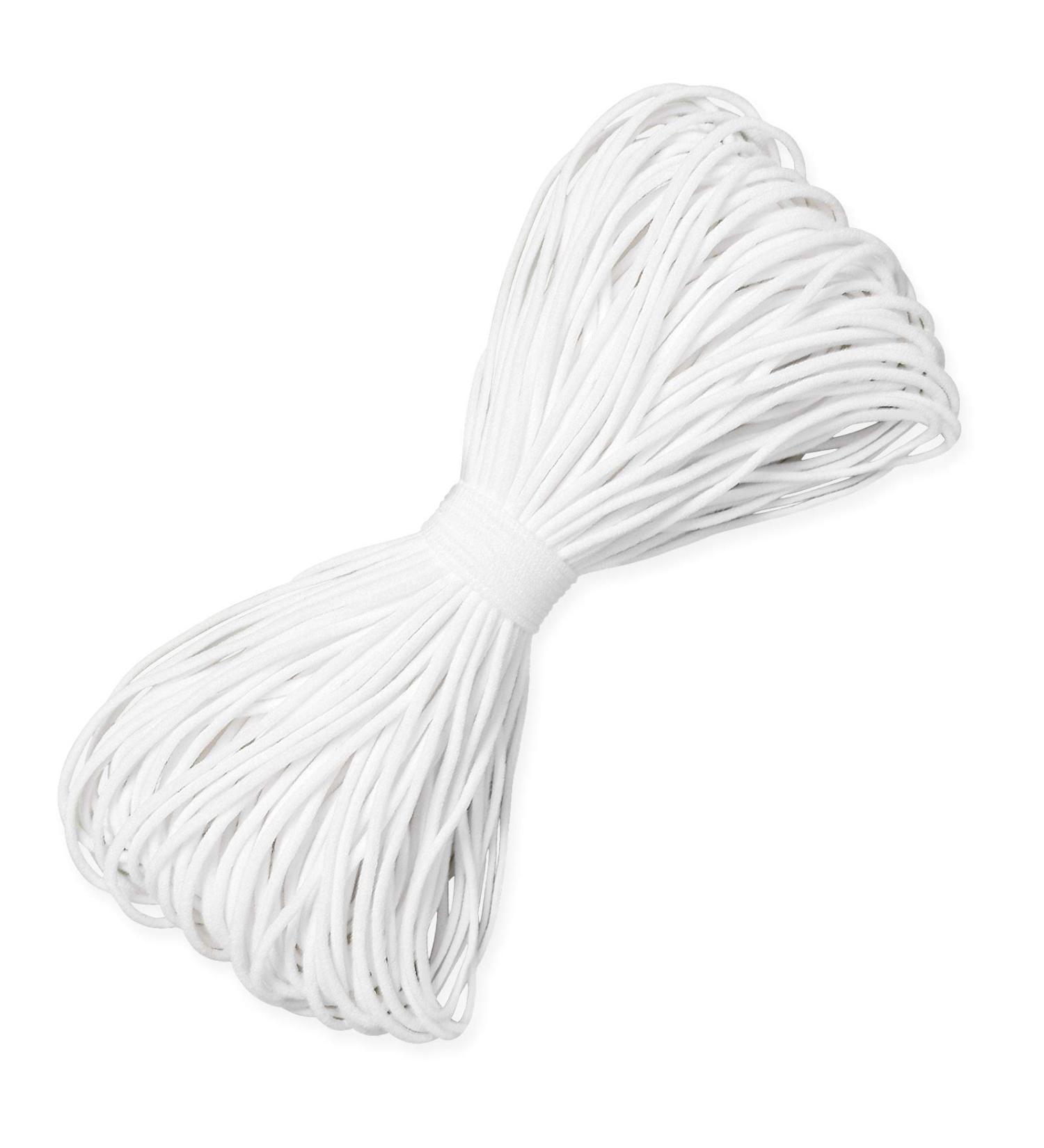Elastic Bands 55 Yards - Stretchy Round Elastic Cord for DIY Sewing, Knitting, Arts & Crafts - Buy Online on GoSupps.com