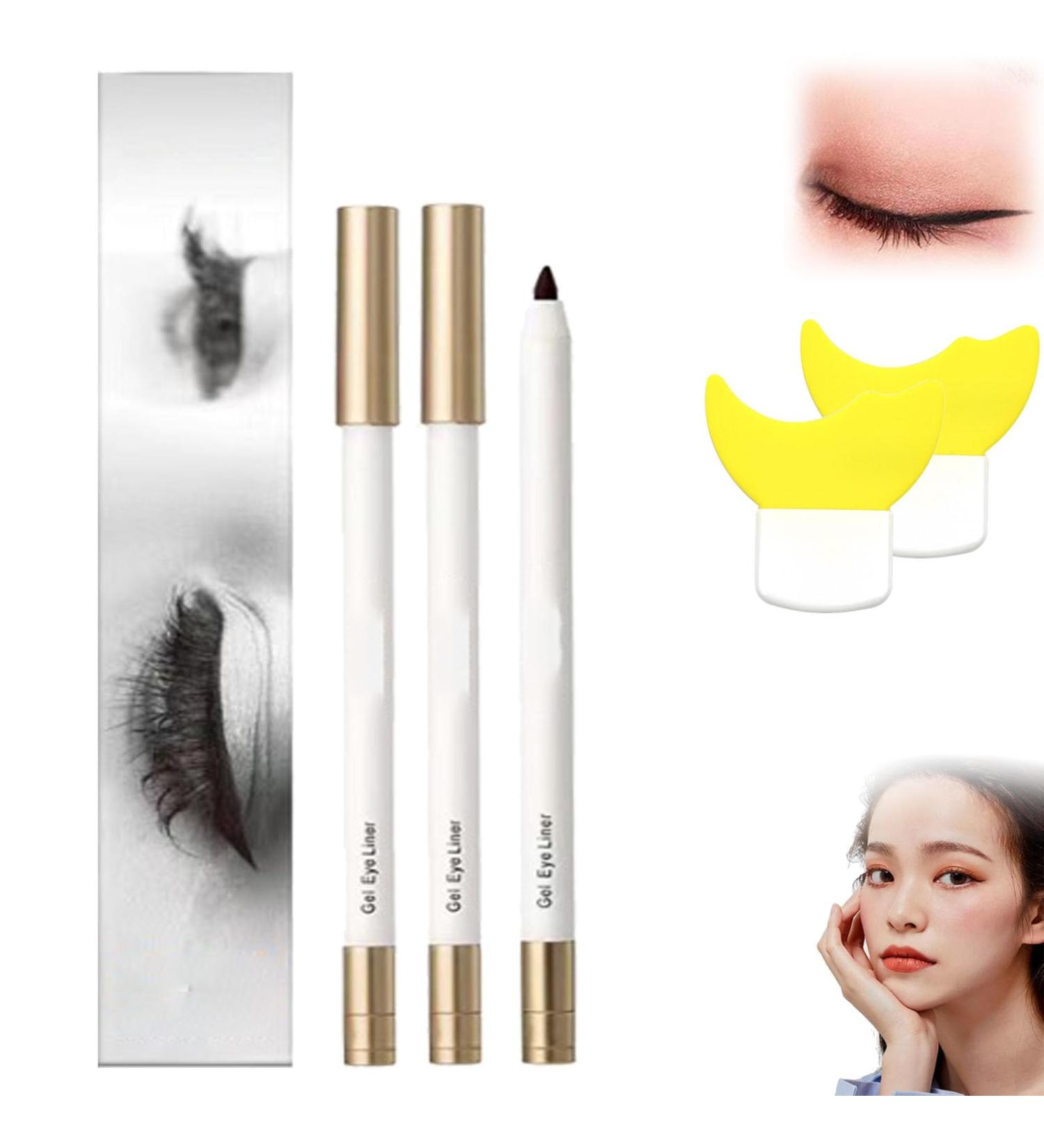 behound Long Lasting Waterproof Eyeliner Pencil Eyeliner Stick Drying Lastin Long Lasting Eyeliner 24 Hour Waterproof Eye Liner Waterproof Smudge Proof Pencil with Sharpener (Black*2) - Buy Online on GoSupps.com