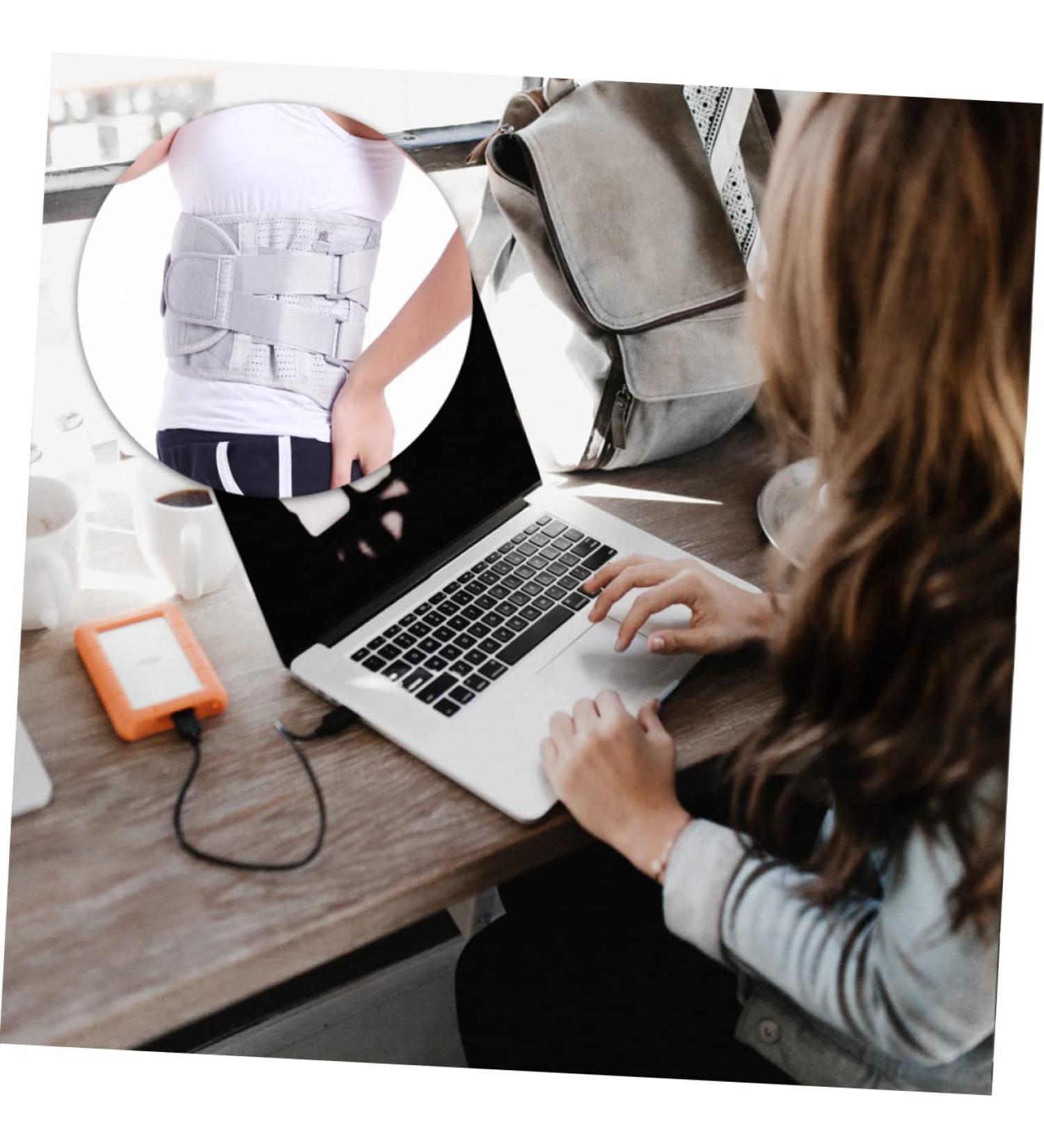 FRCOLOR Breathable Waist Supporter & Lumbar Support Brace - Ideal for Gym & Lower Back Relief for Men & Women - Buy Online on GoSupps.com