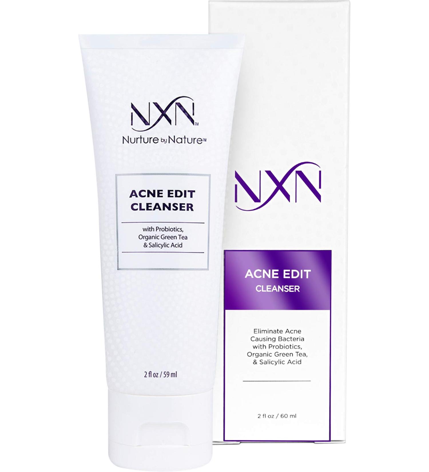 NxN Acne Facial Cleanser with Salicylic Acid, Green Tea & Probiotics - Buy Online on GoSupps.com