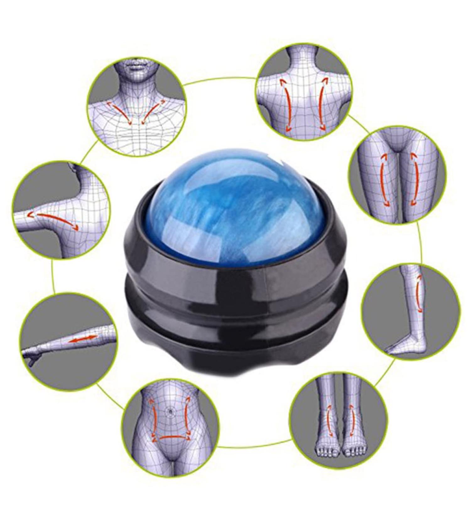 Buy Gleavi Rollball Massage Ball Cup Scooter | Cold Muscle Massage Device | Pink Roller Ball for Cryotherapy - Buy Online on GoSupps.com