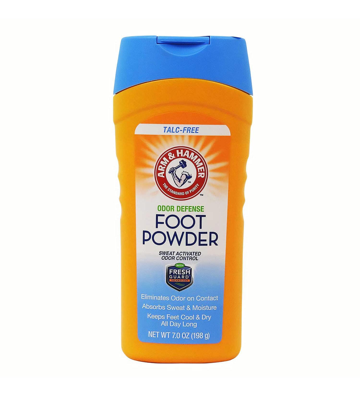 Arm & Hammer Foot Powder for Shoes & Feet - Talc-Free Odor & Moisture Control - 7 oz (1 Pack) - Buy Online on GoSupps.com