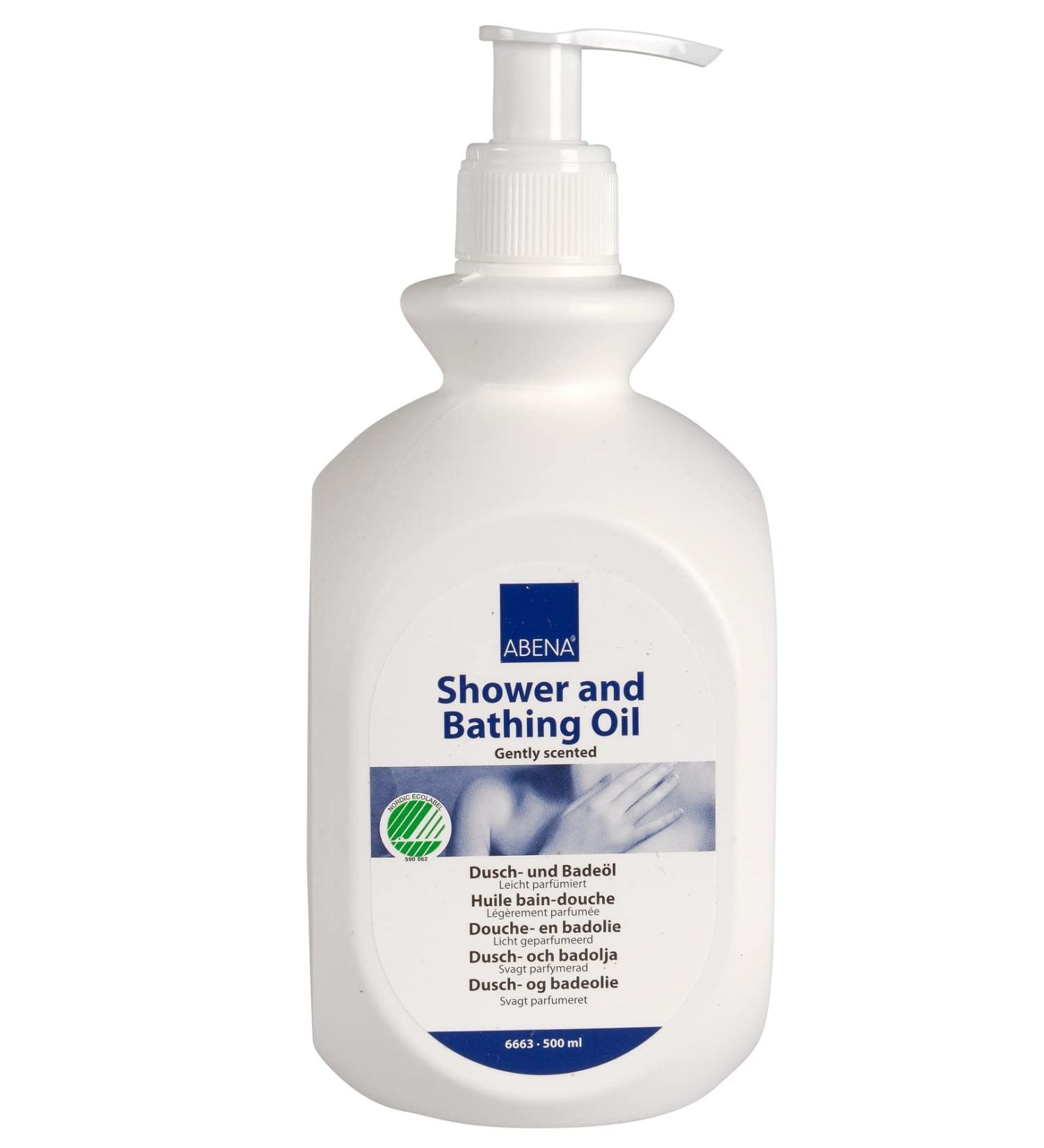 Skin care shower and bathing oil 6 x 500 ml