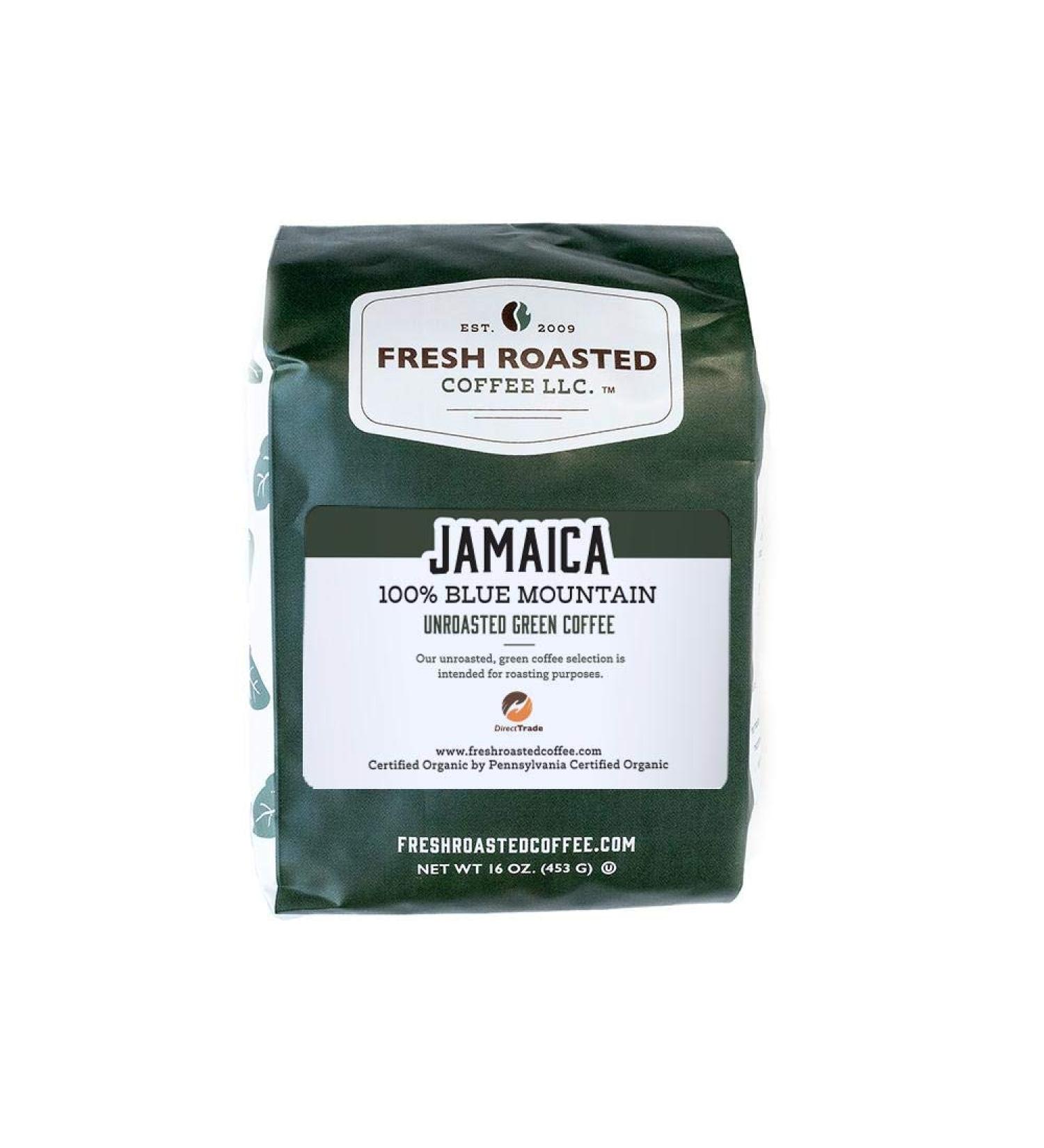 100% Jamaica Blue Mountain Unroasted Coffee - 16oz | Kosher Certified - Buy Online on GoSupps.com