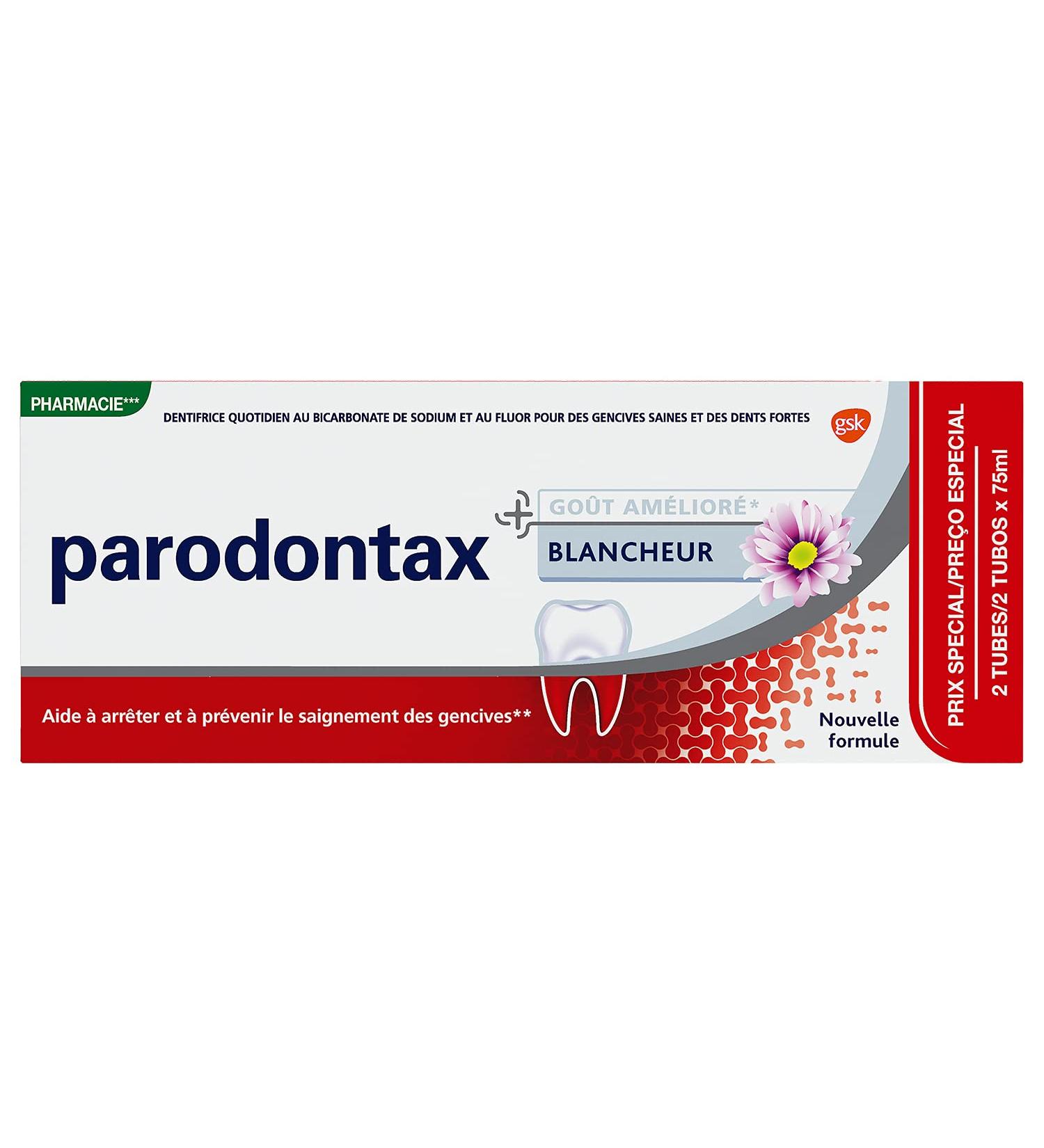 Parodontax Toothpaste White - Bleeding Gums Relief & Improved Taste | 2 x 75ml - Buy Internationally - Buy Online on GoSupps.com