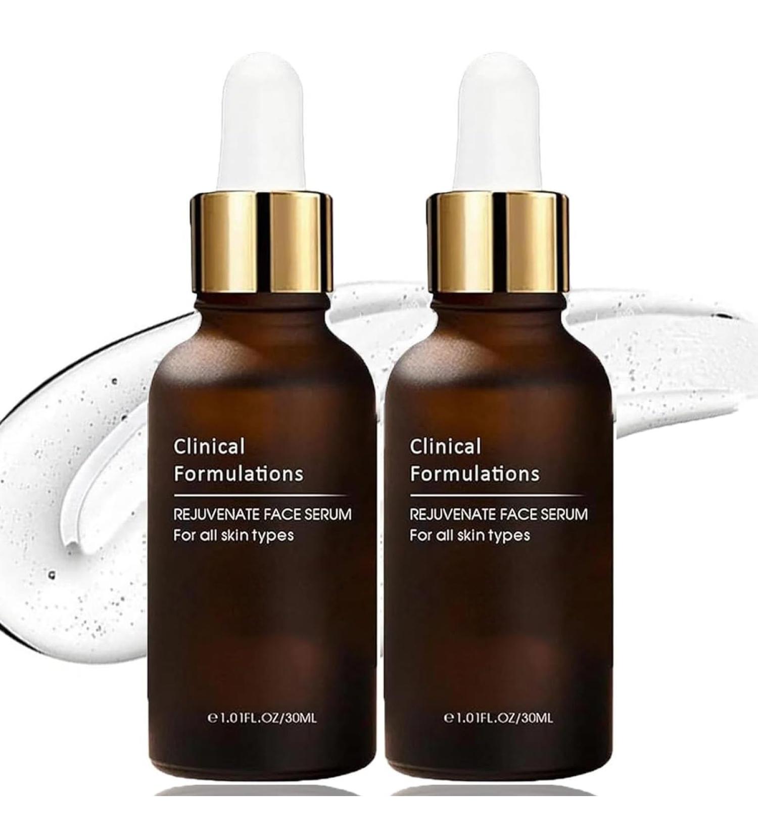 Rejuvenate Face Serum Face Serum Rejuvenate Skin Care Rejuvenate Resurfacing Face Serum Rejuvenation Anti Wrinkle and Remove Dark Spot Deeply Hydration(2pcs) - Buy Online on GoSupps.com