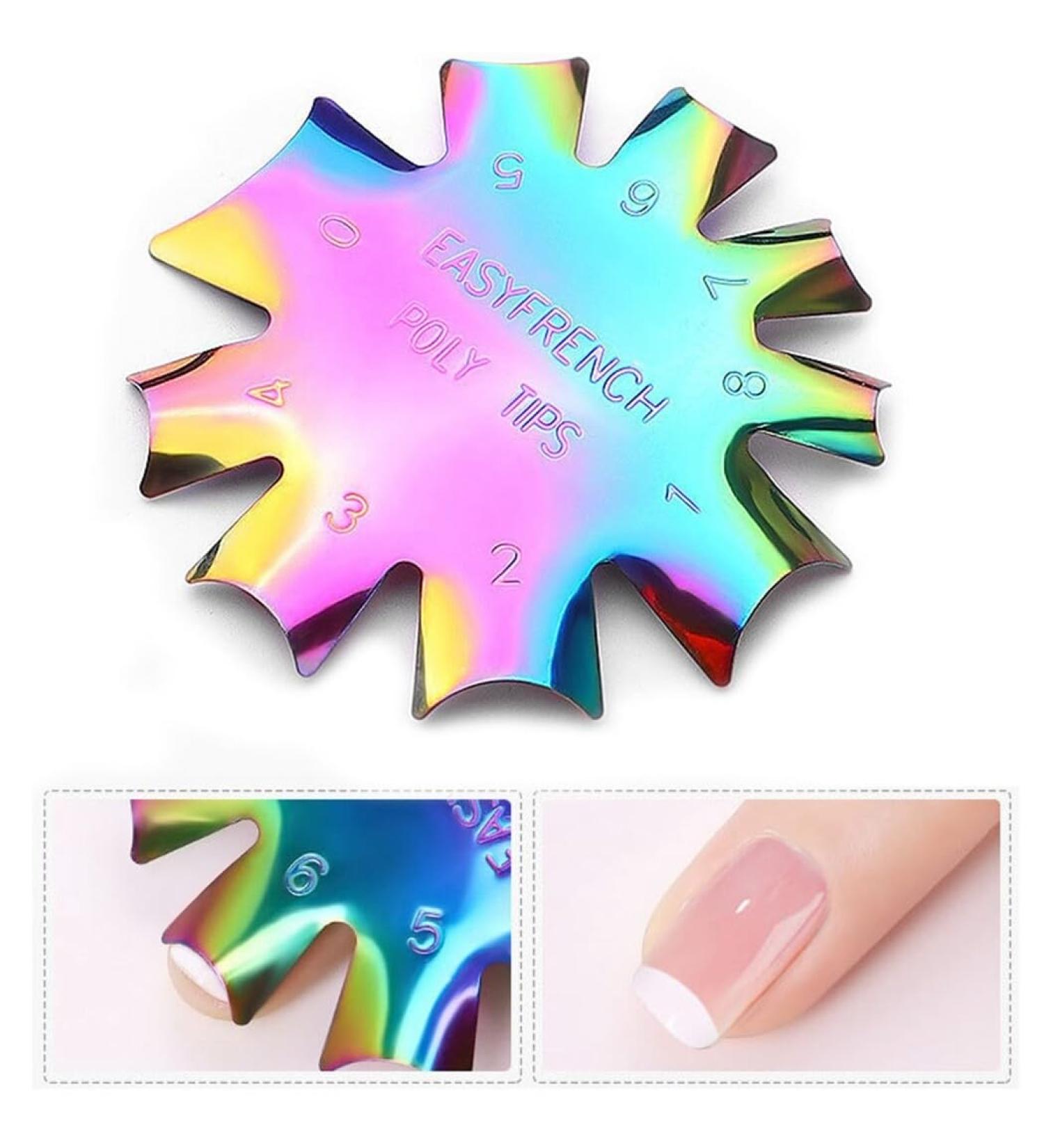 Professional Gel Cutter Tool Steel Stainless Multicolor Trimmer Edge Nail Art Multiple Style Shape Women for Smile Line French Cutter - Buy Online on GoSupps.com