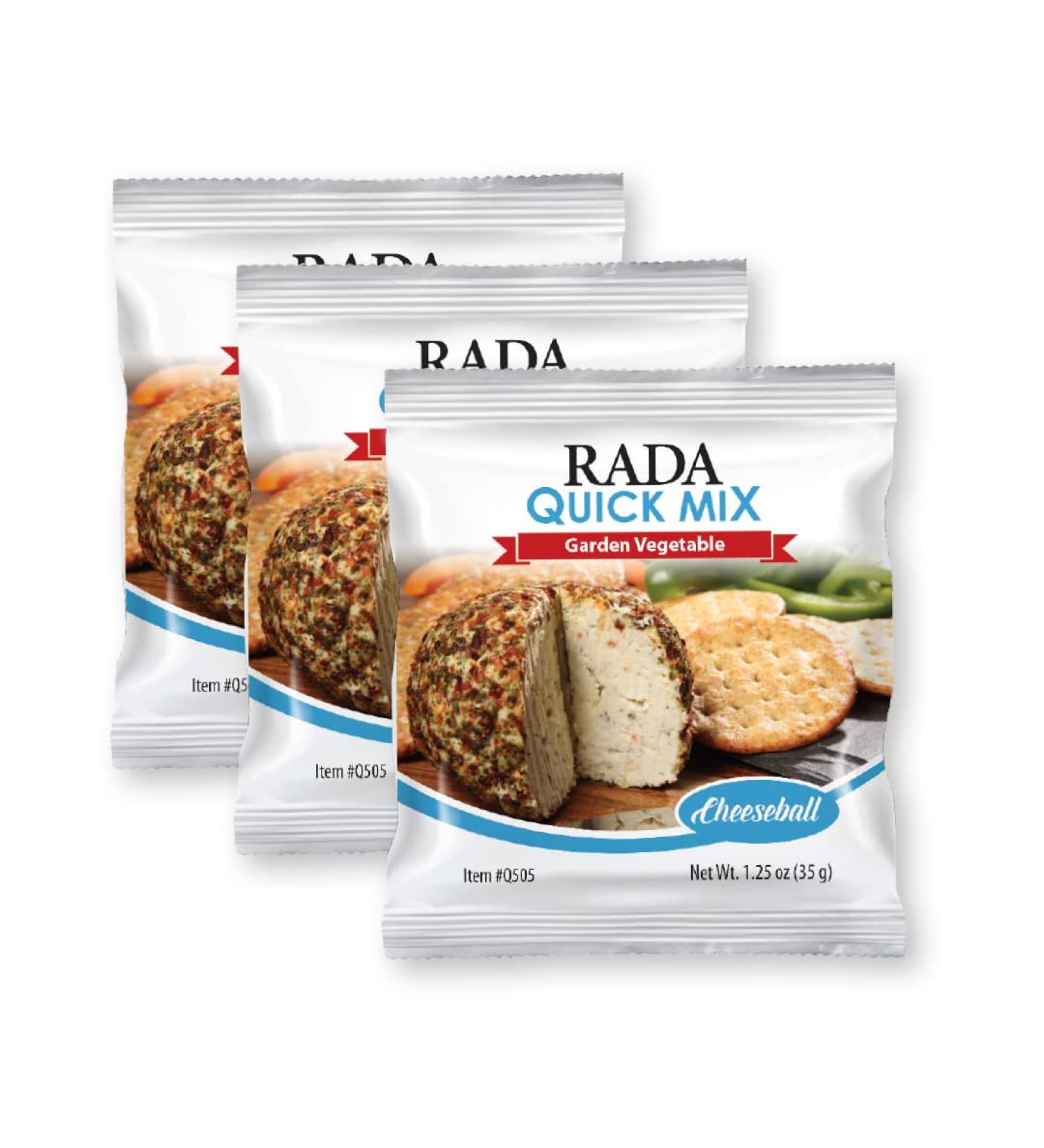RADA Gluten Free 3 Pack Garden Vegetable Cheeseballs - Buy Online on GoSupps.com