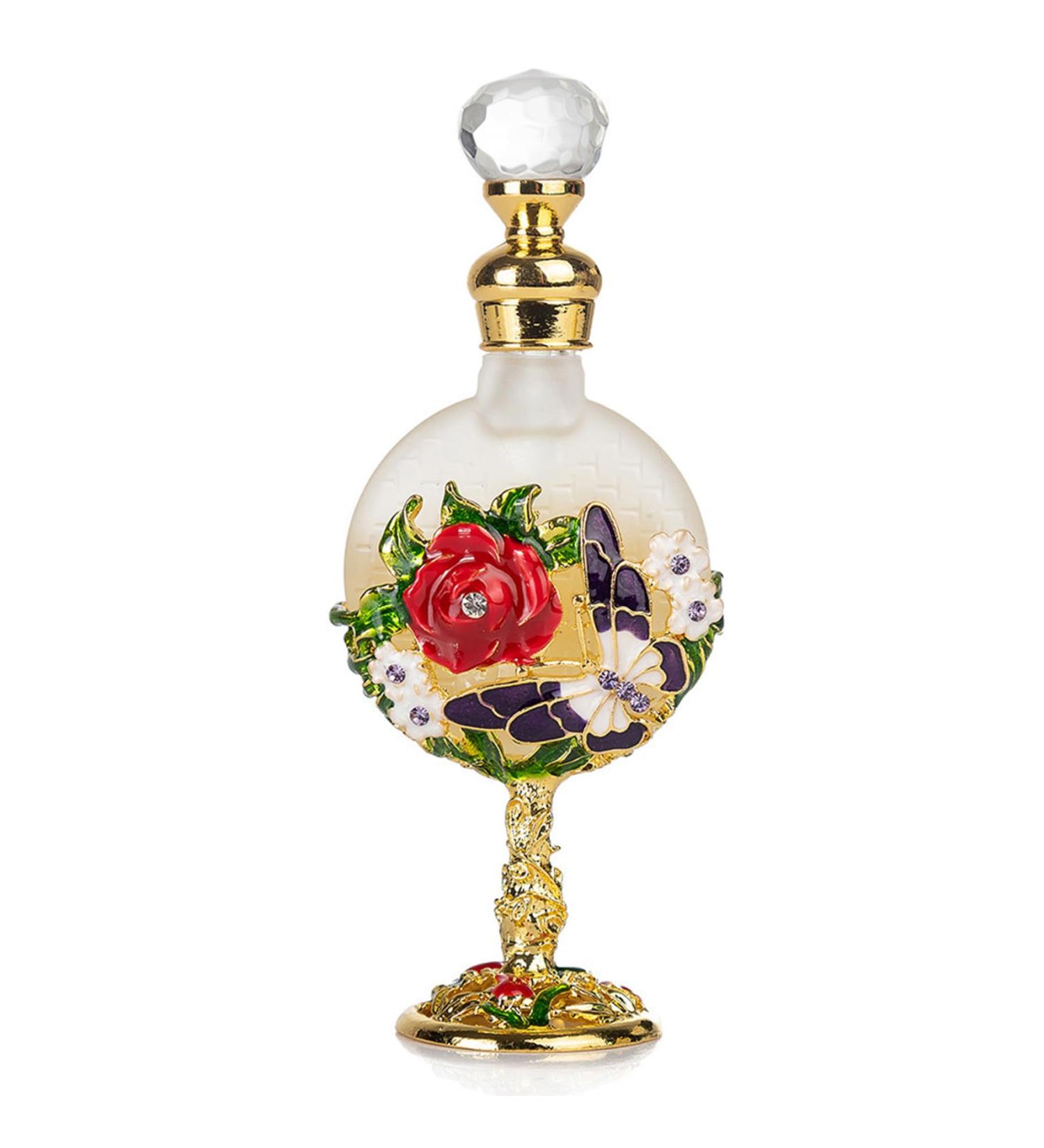 Nyutcwe Arabian Perfume Oil Arabic Perfume Oil 12ml Luxury Rhinestones Rose Dubai for Women Long Lasting Essential Fragrance - Buy Online on GoSupps.com