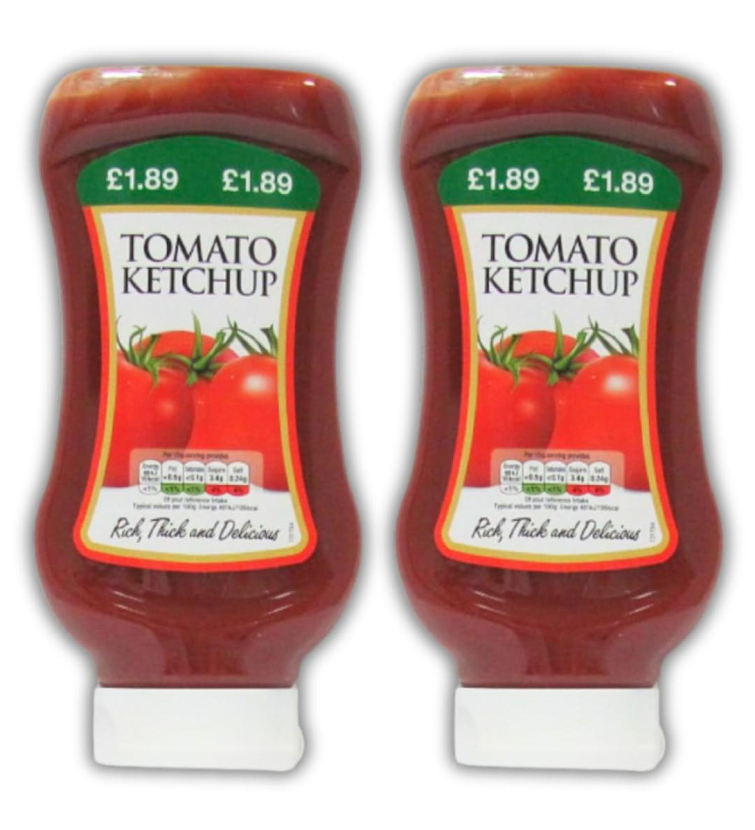 Koalakoi Tomato Ketchup Bottles Price Marked (2x550g)