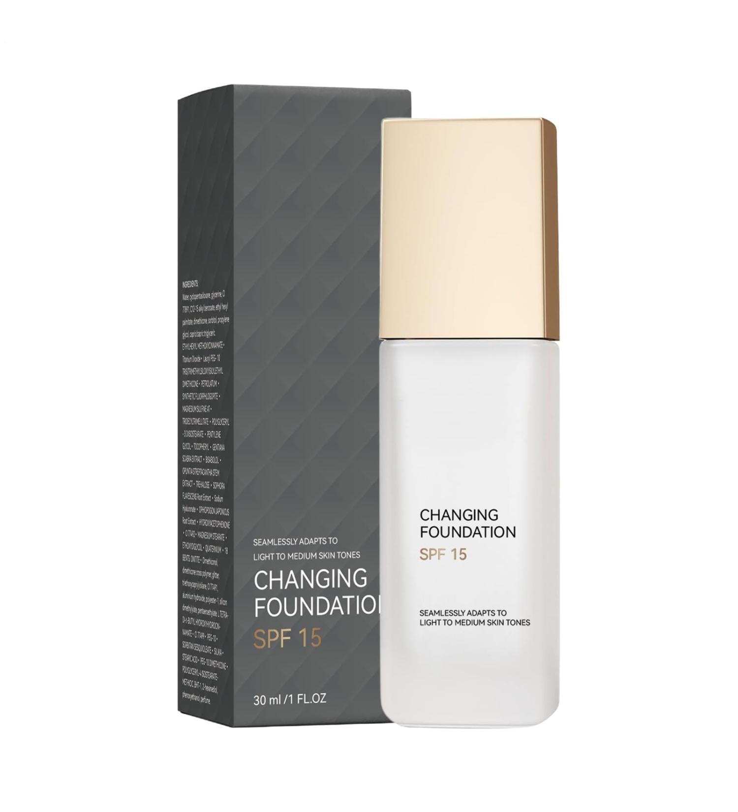  G n rique Makeup Base Foundation Longwearing Concealer Color Changing SPF15 Foundation Long Lasting Coverage Ideal for Various Skin Types Daily Use Beauty Routine 30 ml - Buy Online on GoSupps.com