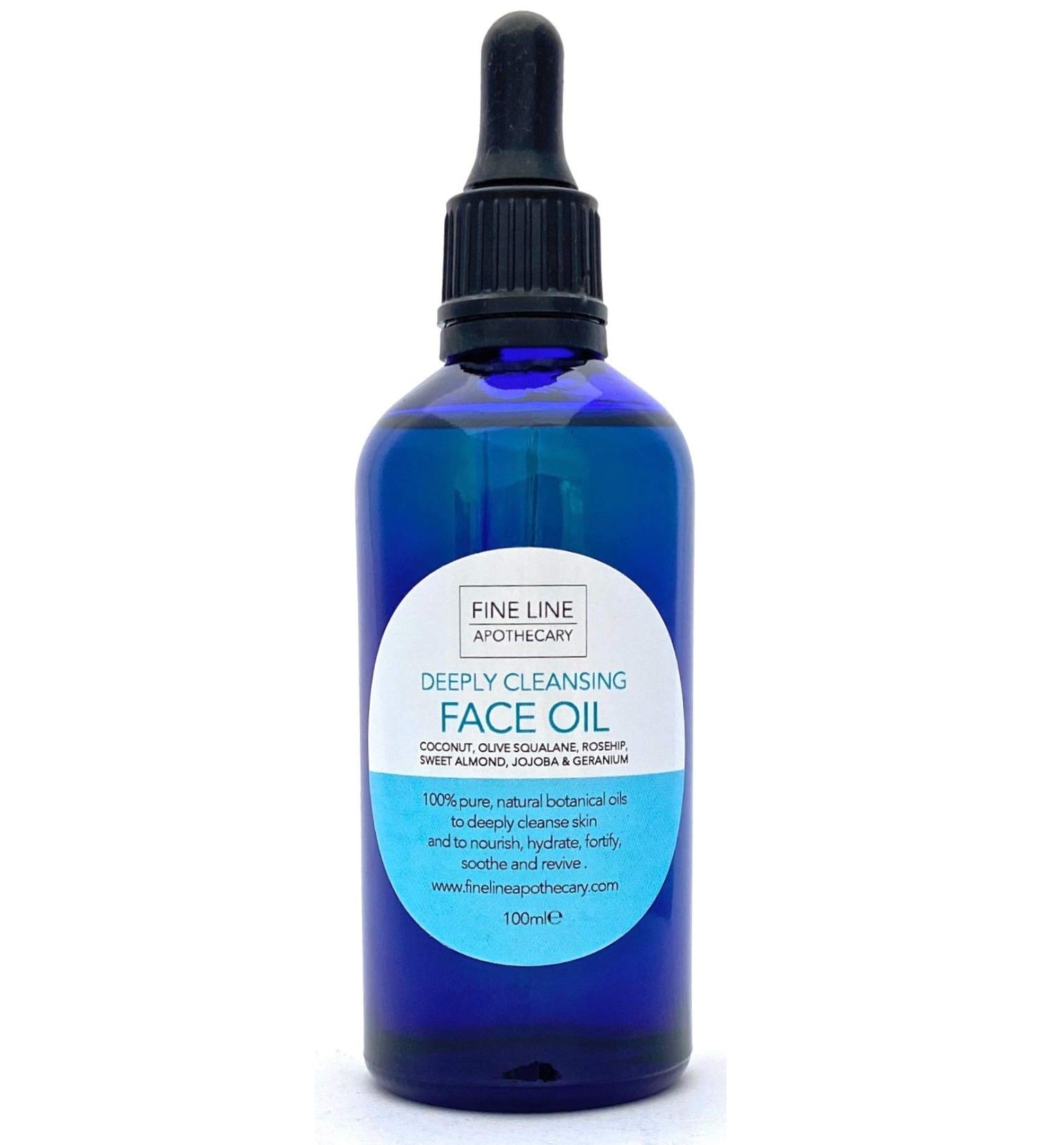 100% Naturel HUILE NETTOYANTE EN PROFONDEUR - ROSE MUSQU E AMANDE JOJOBA & G RANIUM - 100 ml par Fine Line Apothecary. Huiles Botaniques Actives. Nettoye Nourri Hydrate et Ravive. - Buy Online on GoSupps.com