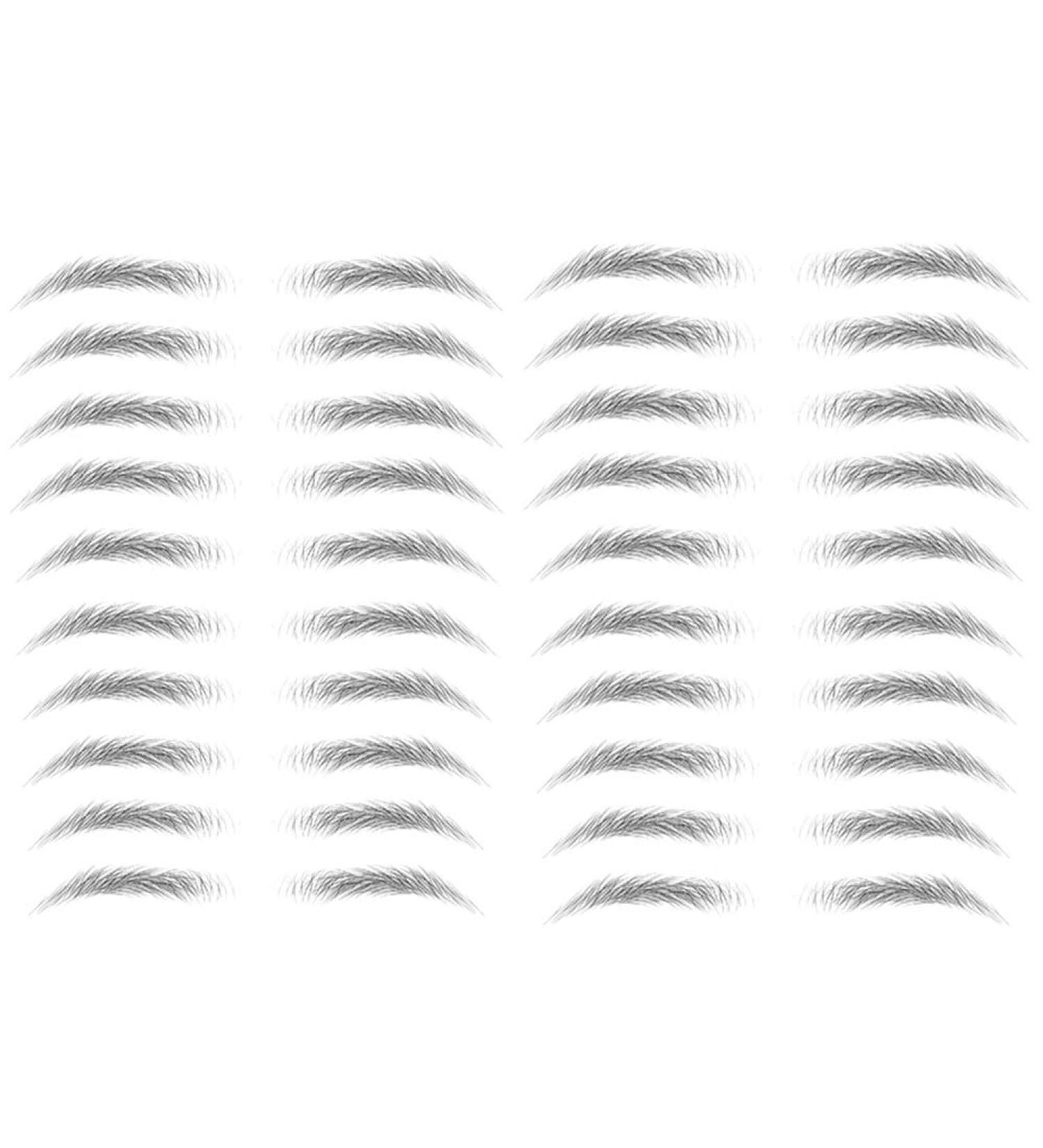 Yesallwas Black Eyebrows Tattoo 4D Hair-Like Fake Waterproof Eyebrows - Long-Lasting & Realistic Transfer Sticker (STM-06) - Buy Online on GoSupps.com