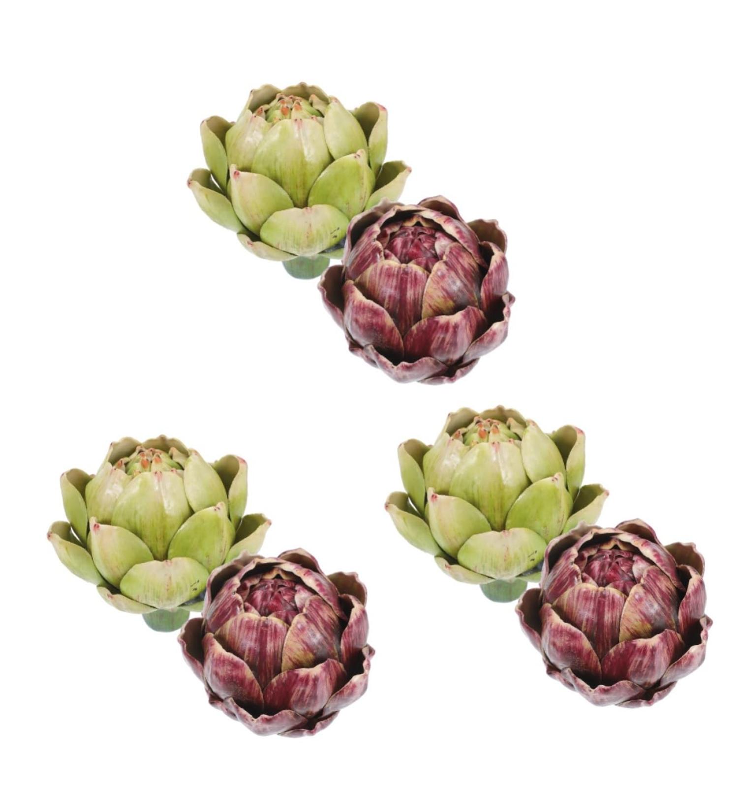HOMSFOU 6 Pcs Artichoke Artificial Flower Abandon All Artichokes Home Decoration Faux Artichokes Plants Decor Faux Plants Artificial Artichoke Model Fake Vegetables Fake Fruit Silk Flower - Buy Online on GoSupps.com