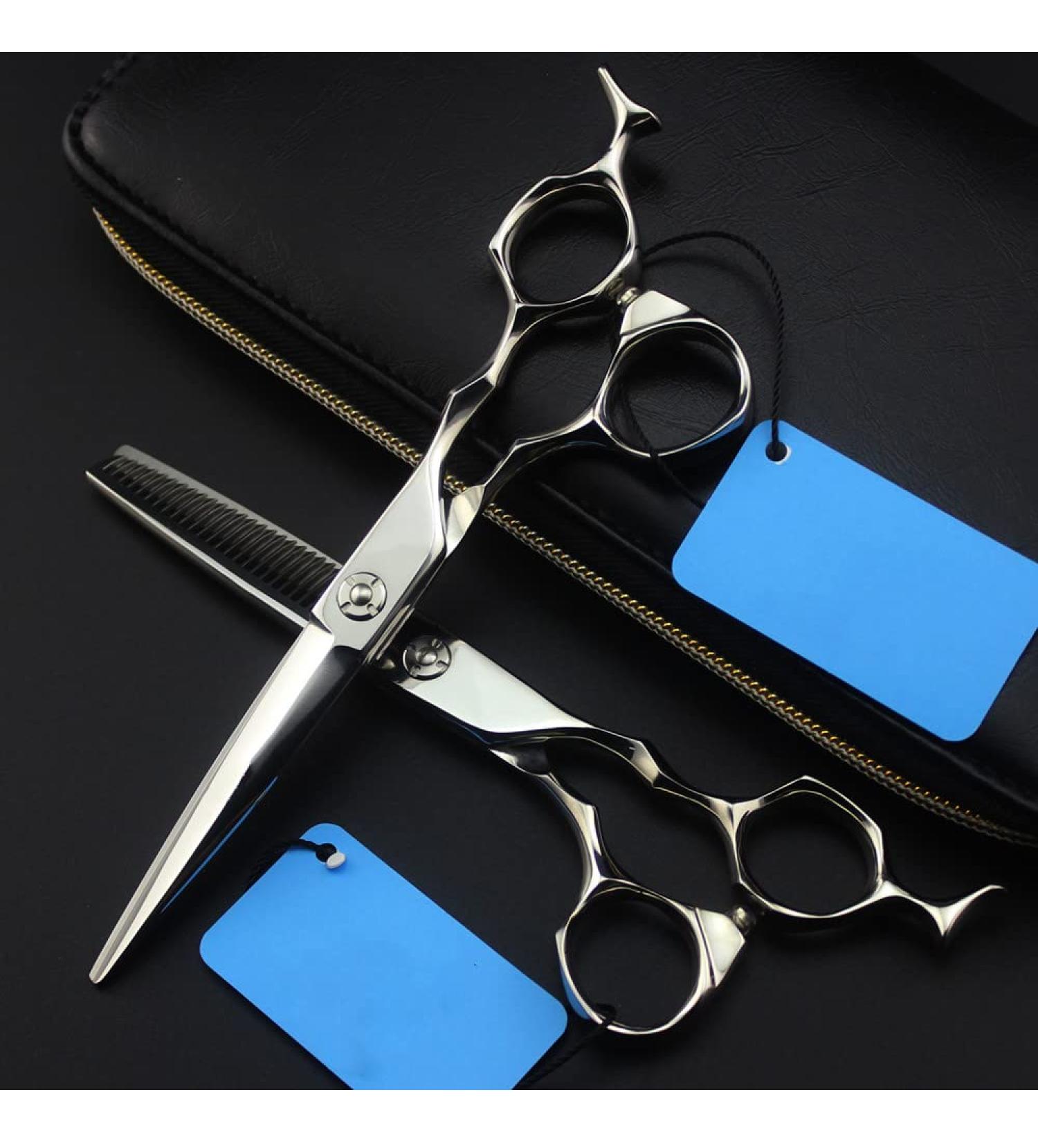 Hair Cutting Scissors 6 Inch Professional JP 440c Steel Scissor Bearing Screw Hair Cutting Scissors Thinning Barber Haircut Shears Hairdressing Scissors Set - Buy Online on GoSupps.com