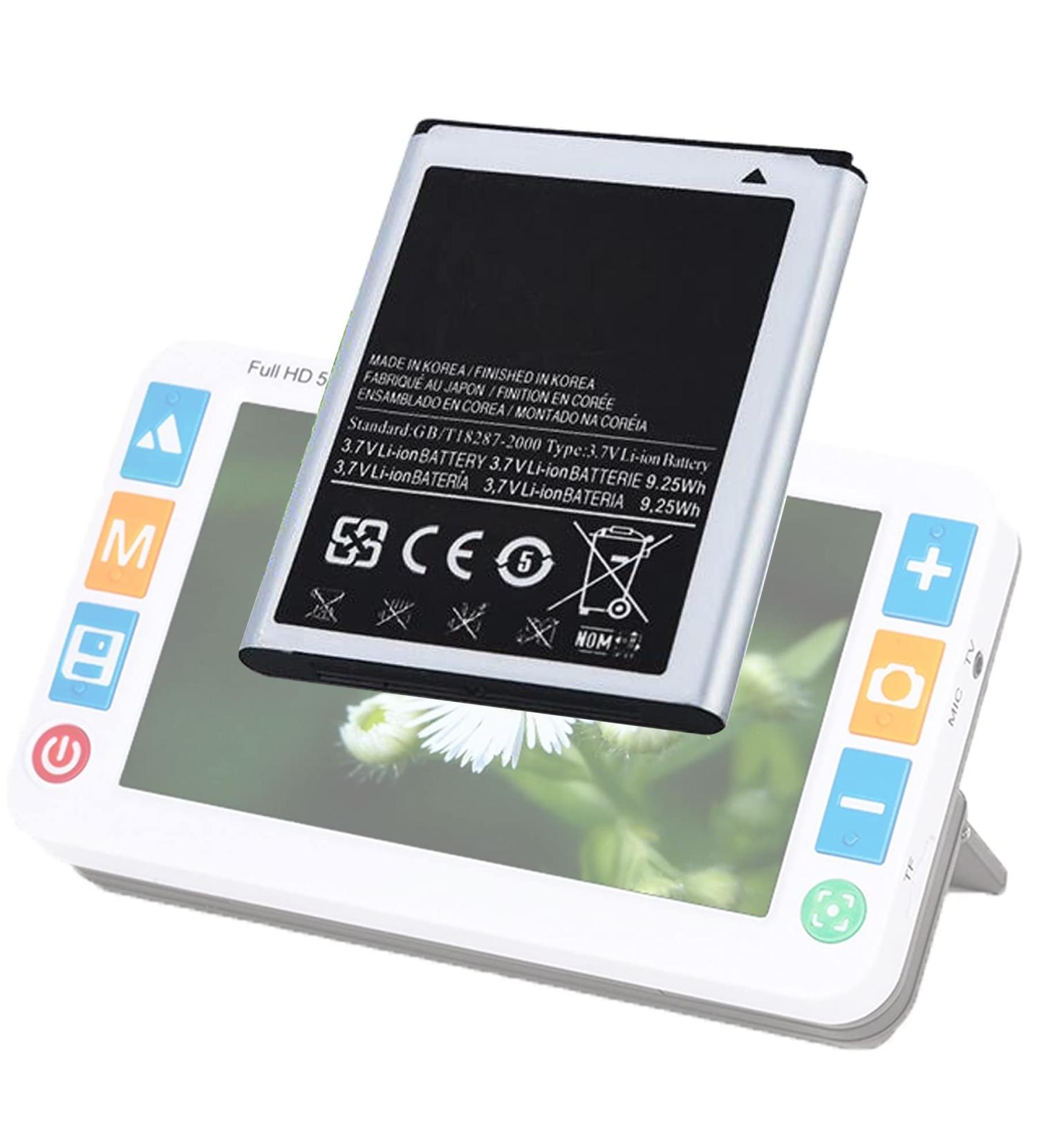 Portable Digital Video Magnifier Battery 5.0 Inch Magnifier Support Line Digital Reading (Excluding Digital Video Magnifier) - Buy Online on GoSupps.com