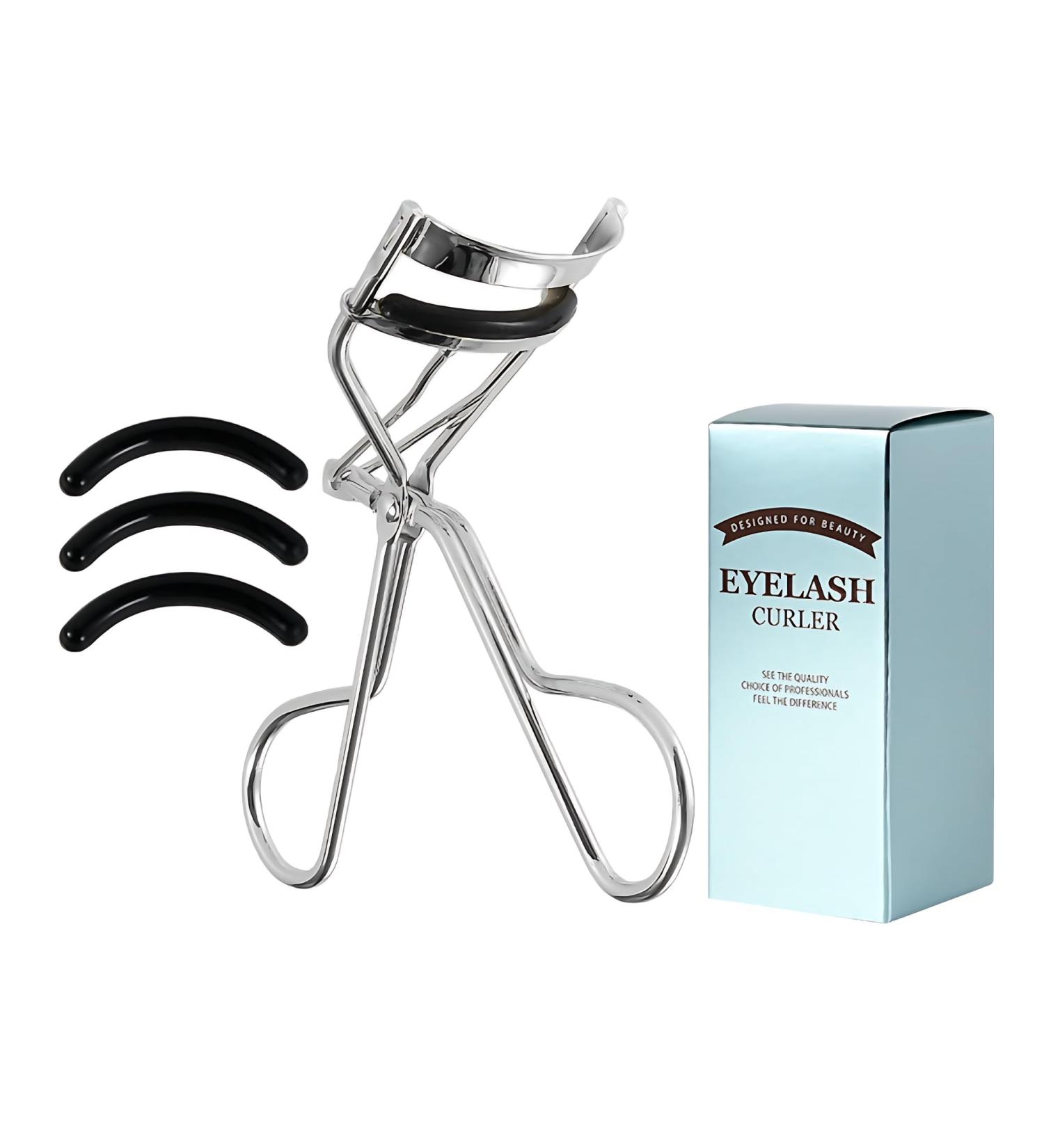 Vellichor Pain Free Handheld Eyelash Curler - Does not Pinch or Pull Eye Lashes - 3 Soft Silicone Replacement Pads Included - Buy Online on GoSupps.com