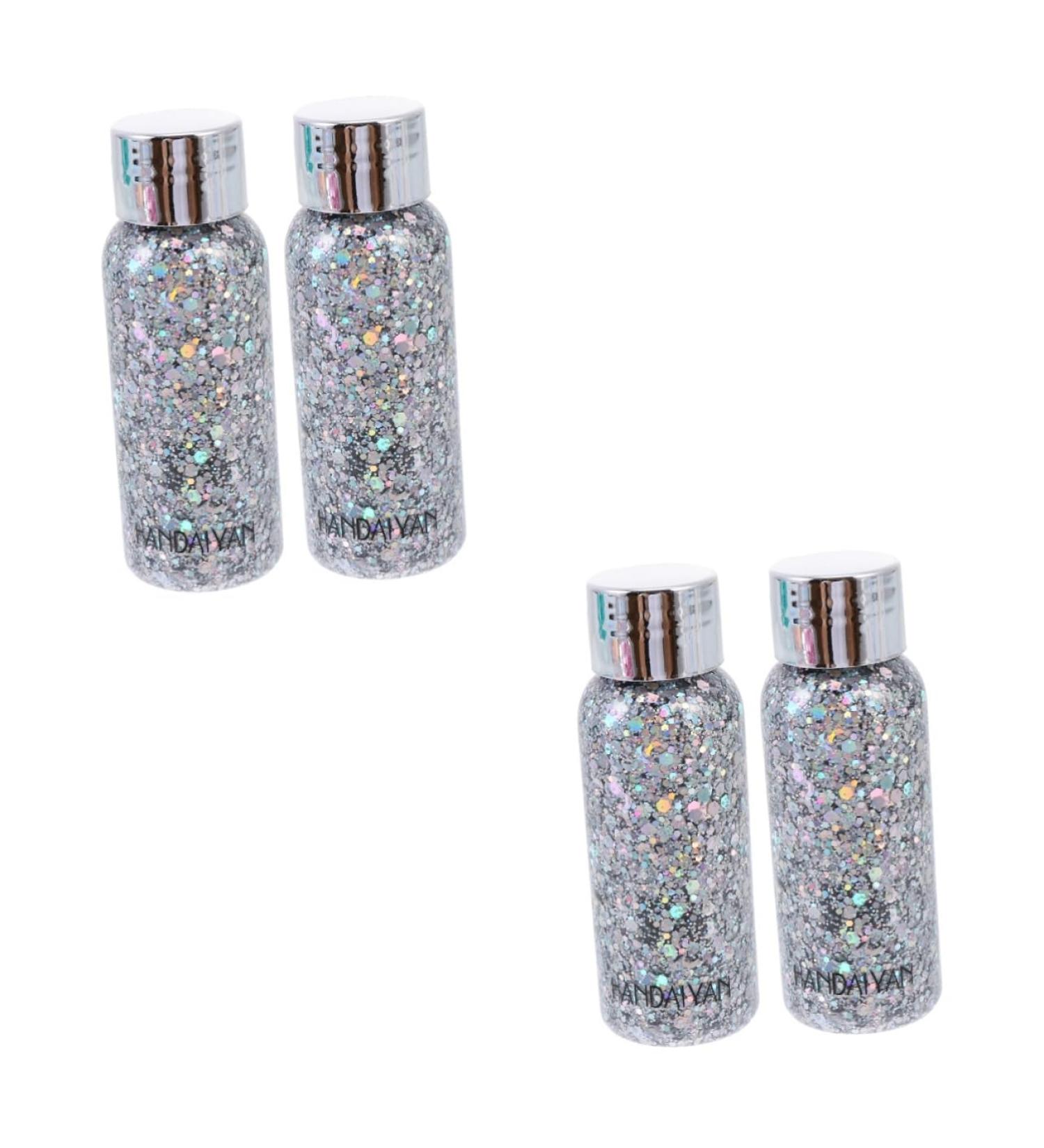 NOLITOY 4 Pcs Face Body Sequins Eyeshadow Lotion Sequins Gel for Body Pink Nail Fashion Flash Chip The Face - Buy Online on GoSupps.com