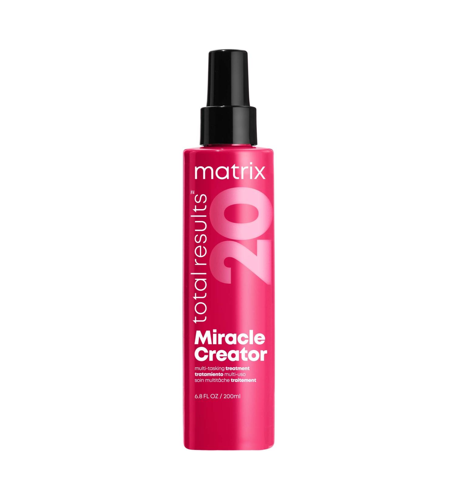 MATRIX Total Results Miracle Creator Multi-Tasking Treatment 6.8 Fl Oz | Strengthening Leave-In Treatment for Damaged Hair | Heat Protectant & Detangler Spray - Pack of 1 - Buy Online on GoSupps.com