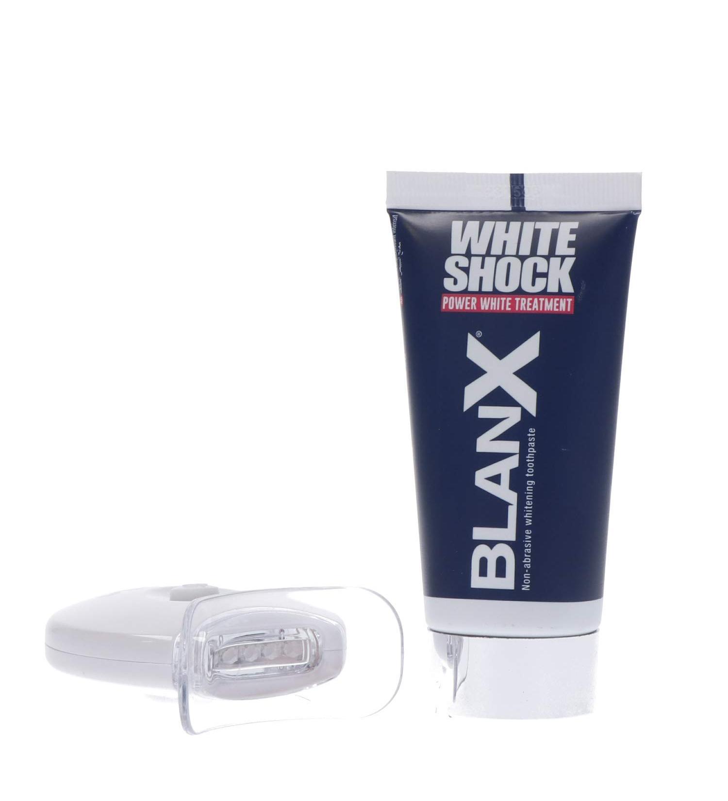 BlanX White Shock Treatment 50ml + LED Bite Kit | Effective Teeth Whitening | Fast International Shipping - Buy Online on GoSupps.com