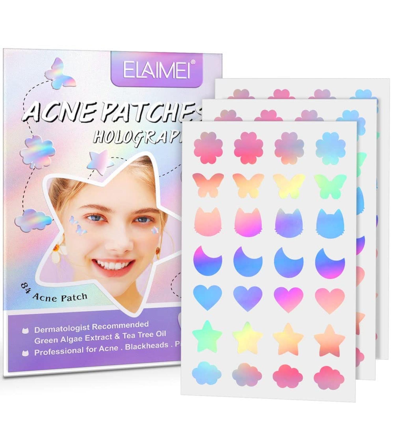 Acne Patches with Natural Green Algae & Tea Tree Oil | Hydrocolloid Treatment for Zits Pimples & Blemishes - Fast International Shipping - Buy Online on GoSupps.com