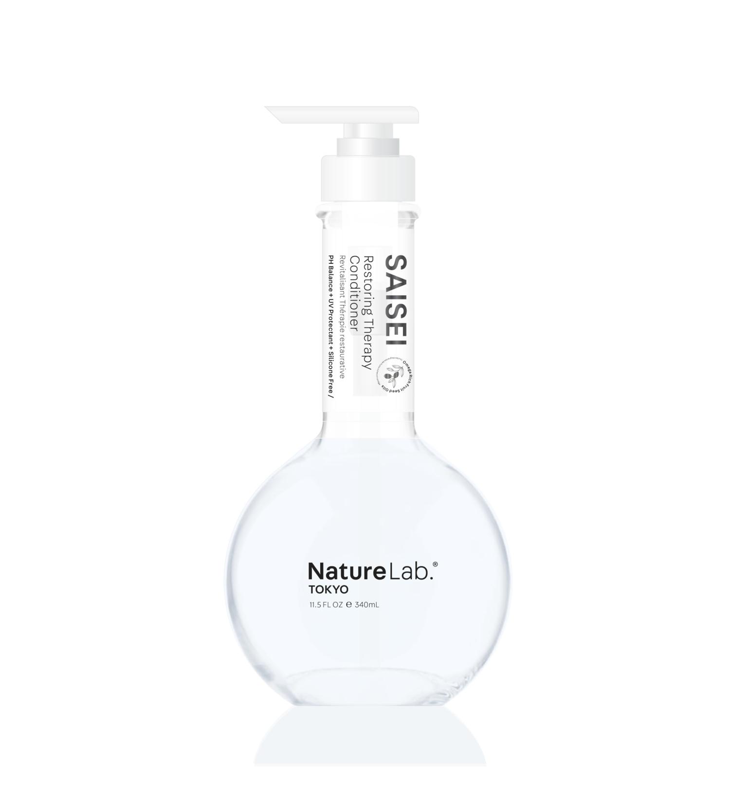 NatureLab Tokyo Saisei Restoring Therapy Conditioner - Lightweight Nourishment for Resilient Healthy Hair (11.5 oz) | International Shipping Available - Buy Online on GoSupps.com