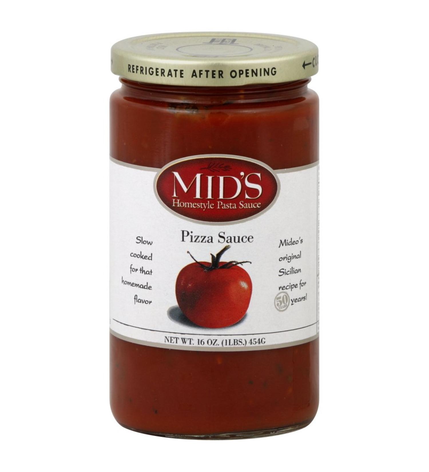 Mid's Pizza Sauce, 16 OZ (Pack of 12)
