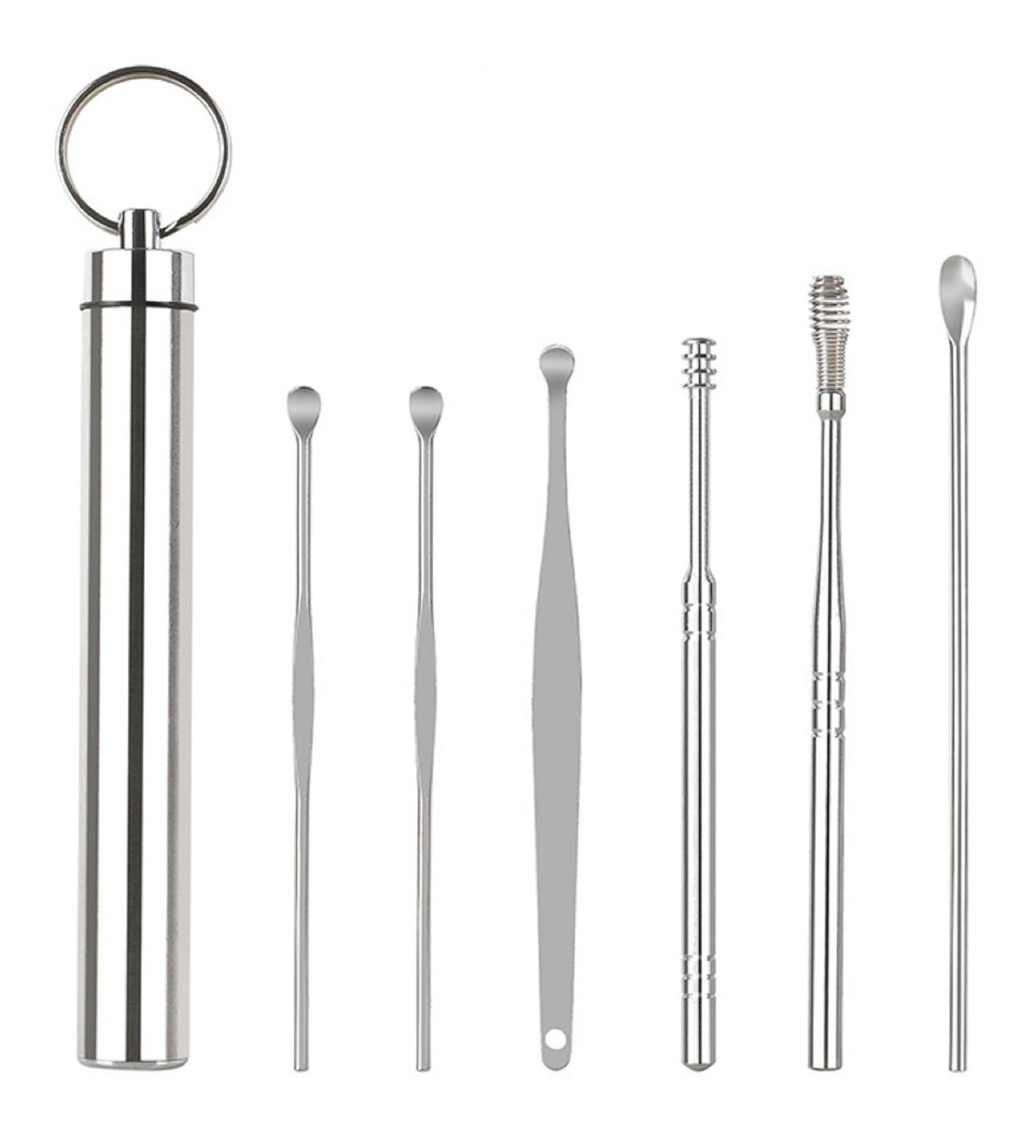 6-Piece Ear Pick Kit for Earwax Removal with Storage Box - Buy Online on GoSupps.com