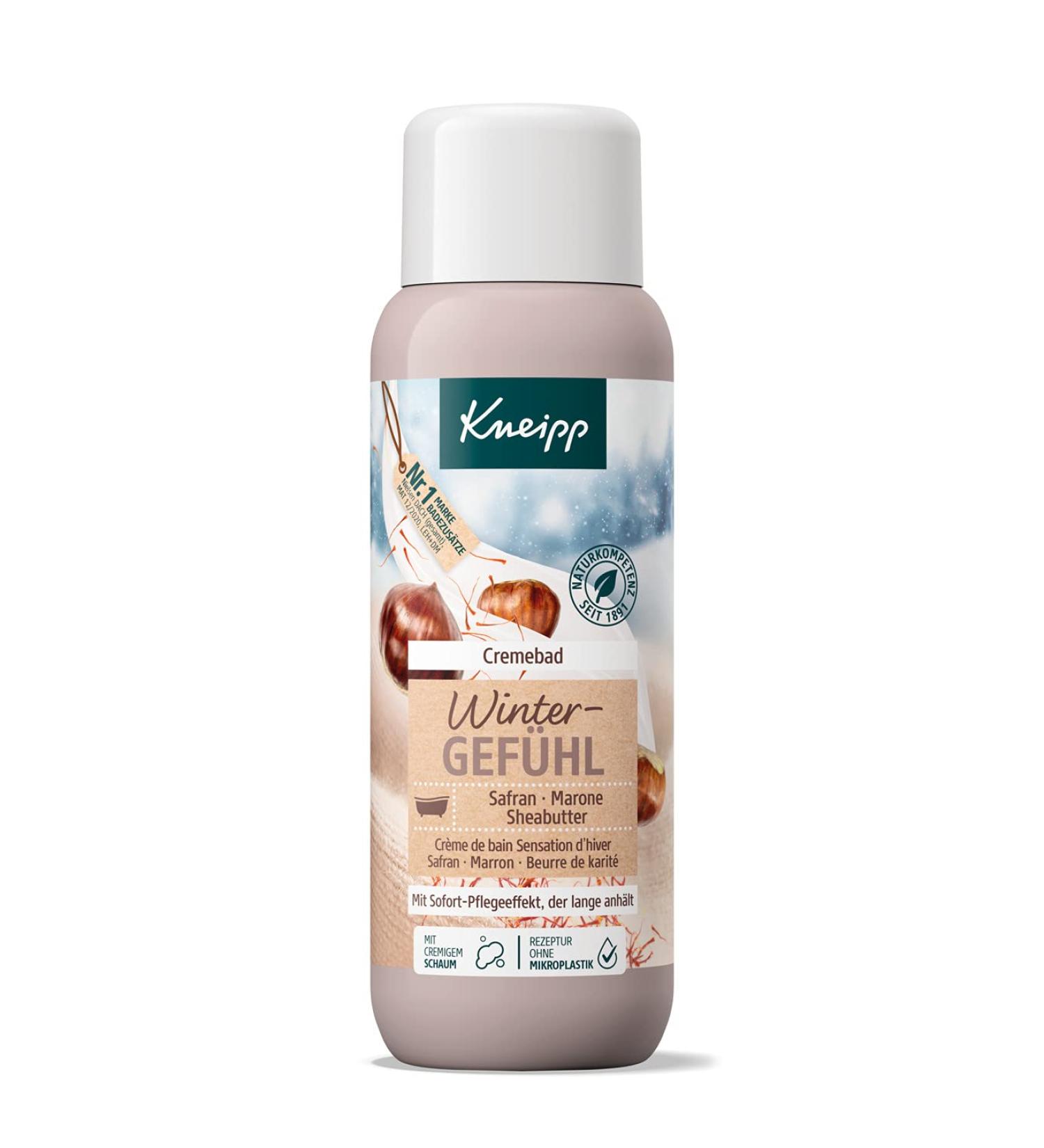 Bath Cream with Saffron Brown and Shea Butter Gentle Care Creamy Foam 400 ml - Buy Online on GoSupps.com
