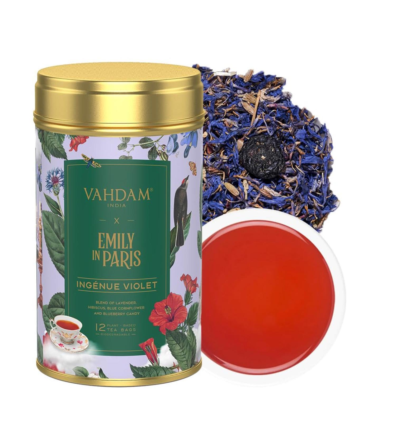 Emily in Paris Tin Caddy - INGENUE VIOLET 24G Ingenue Violet 12 Count (Pack of 1) - Buy Online on GoSupps.com