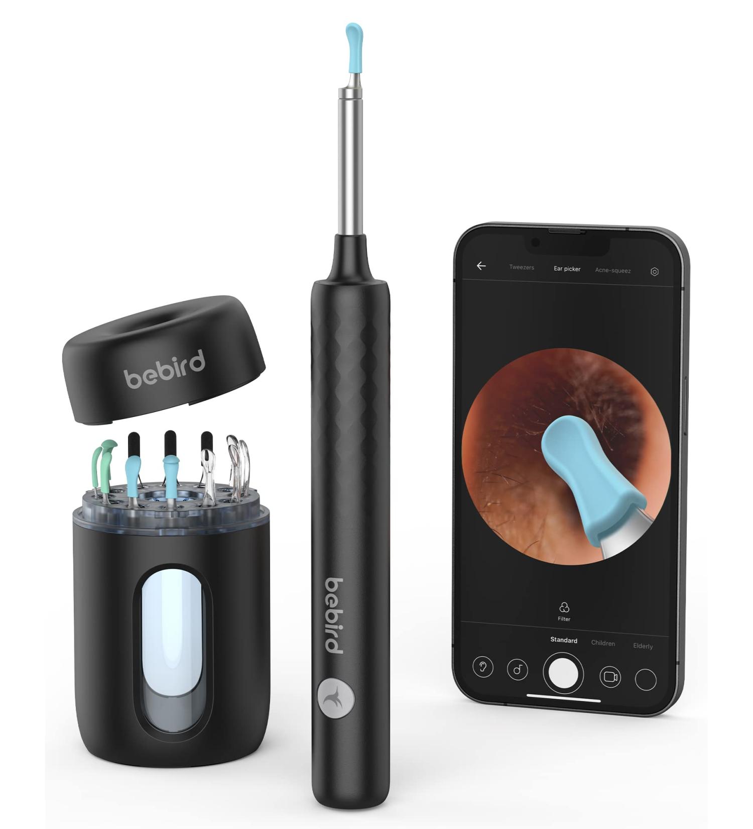 Ear Wax Removal Tool with Camera and Light | Ear Cleaner Kit for iOS & Android - Buy Online on GoSupps.com