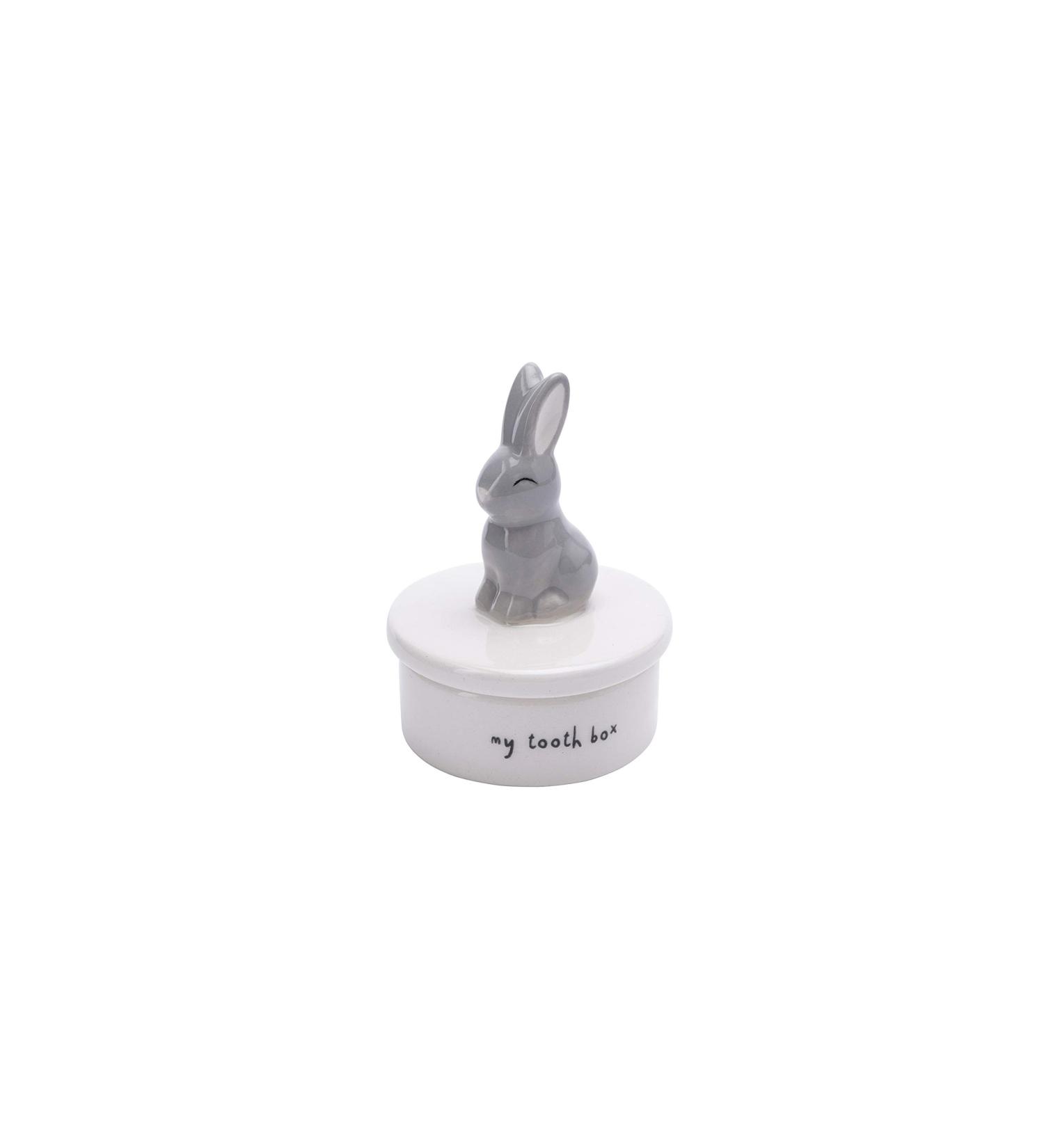 CGB Giftware Bunny Rabbit Tooth Box - Nursery Tooth Organiser Decor - My First Tooth GB04519 - Buy Online on GoSupps.com