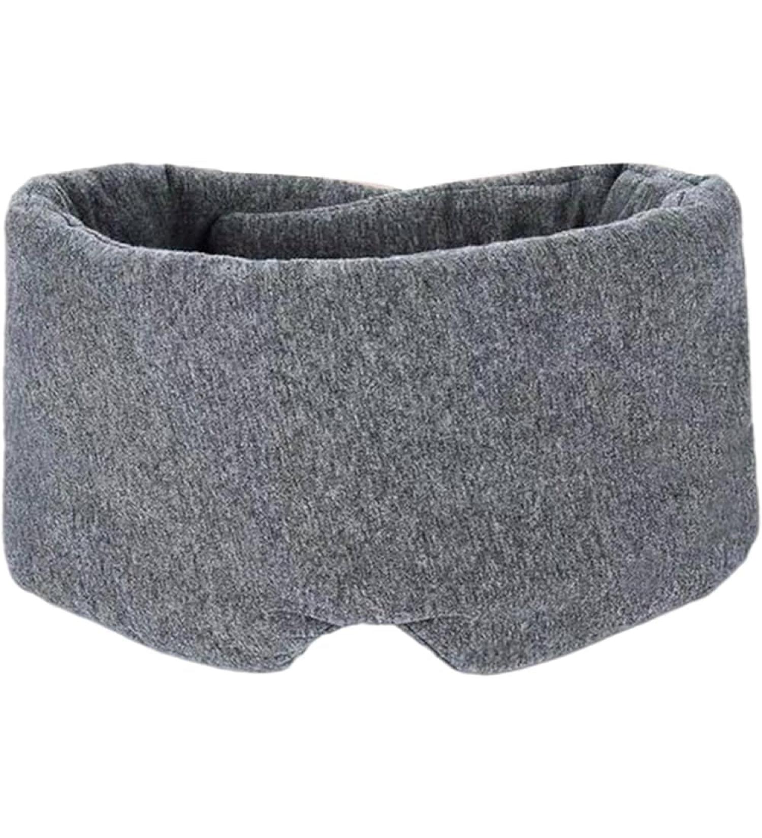 Buy Sleep Mask for Men & Women | Soft Cotton Eye Mask with Adjustable Straps | Light Blocking Blinder for Travel Napping & Meditation (Grey - Buy Online on GoSupps.com