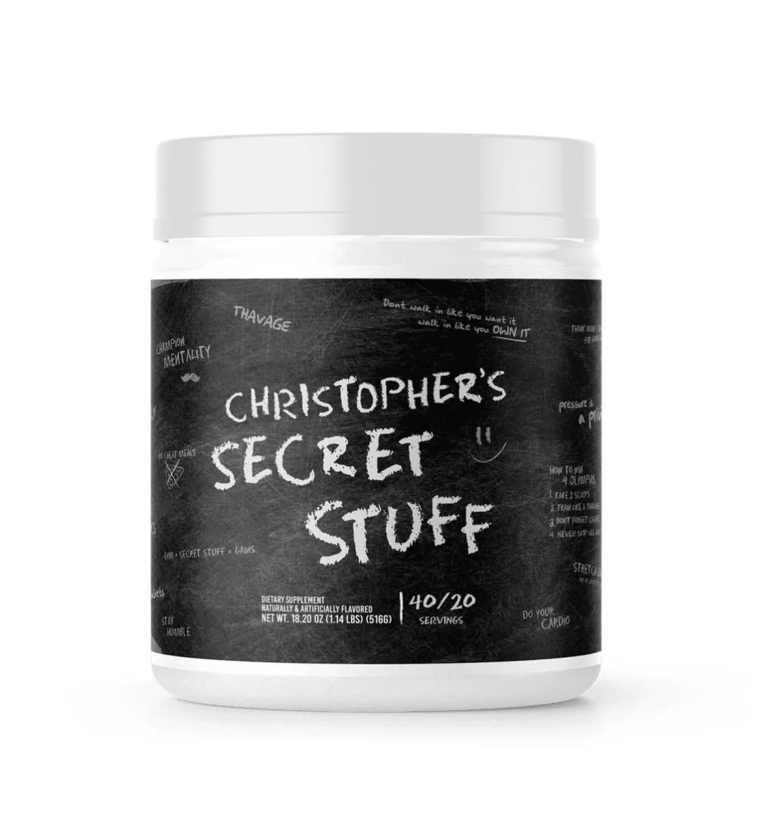 RAW CBUM Pretrain Christophers Secret Stuff European version with 1 gr protein 520G 40 SERVS