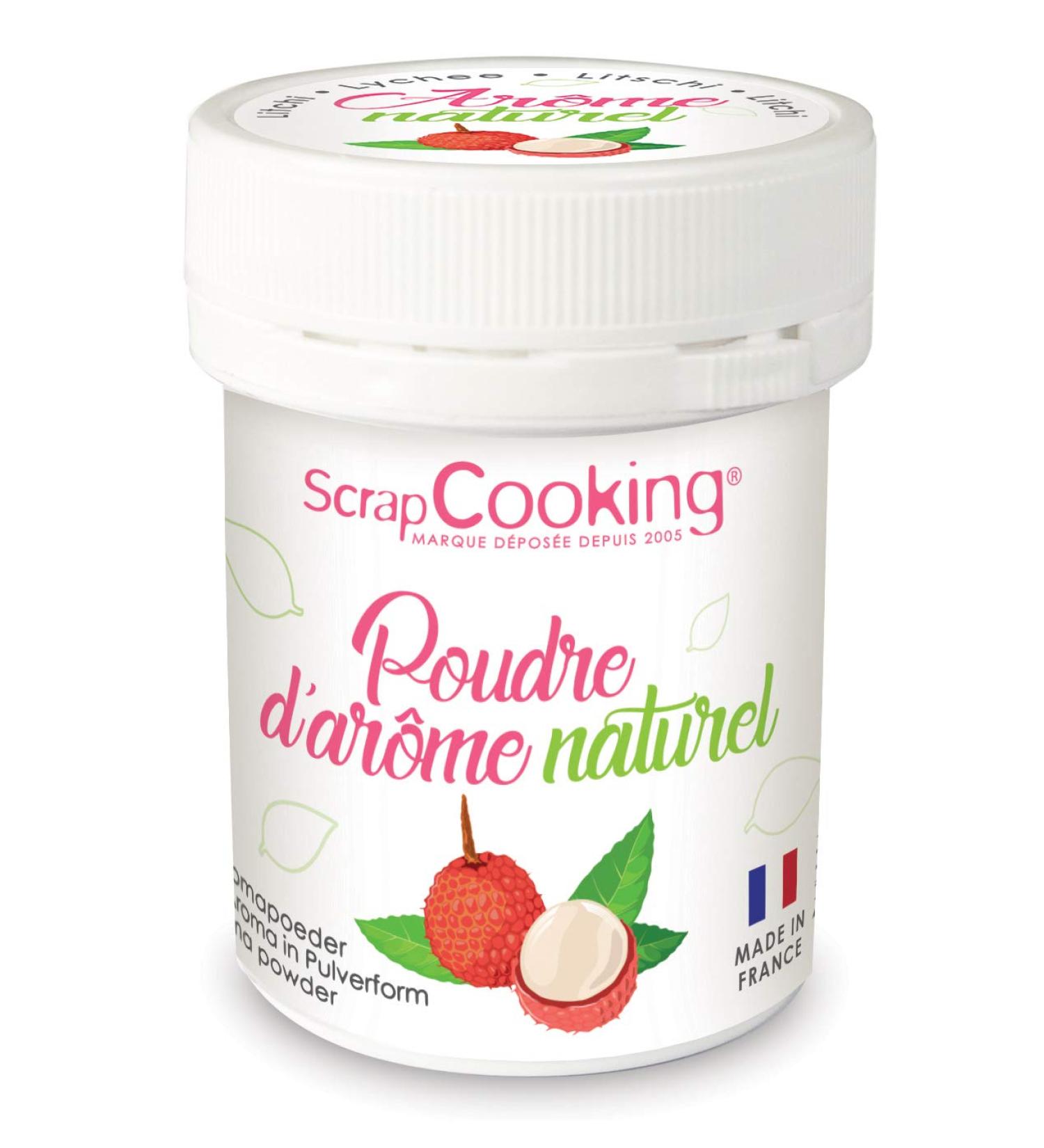 Natural food flavouring powder 15 g - Litchi - Buy Online on GoSupps.com