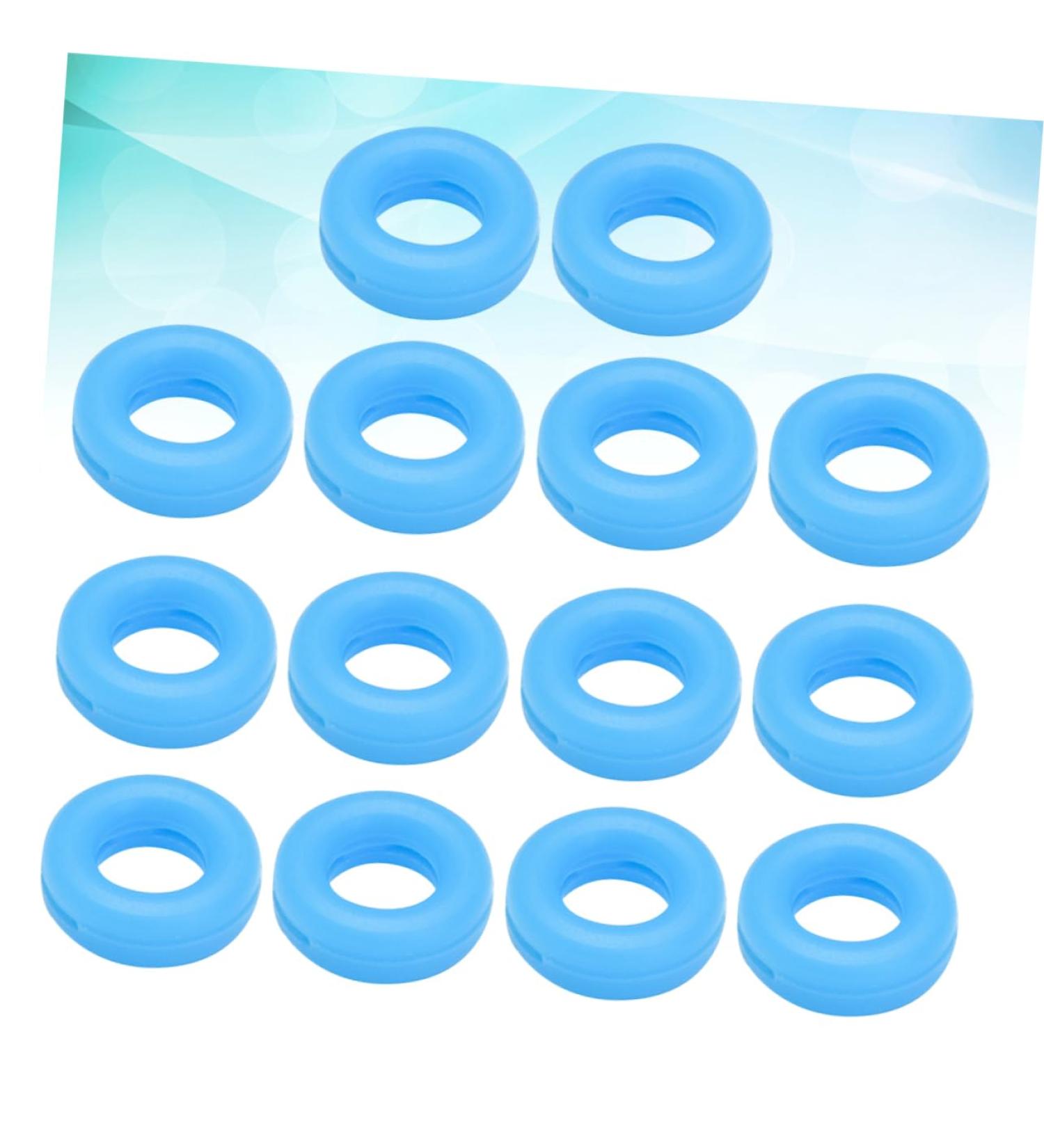 Ciieeo 7 Pair Silicone Glasses Leg Covers - Heavenly Blue Ear Bruises Protection | Universal Fit | 1.4x1.4x0.5cm - Buy Online on GoSupps.com