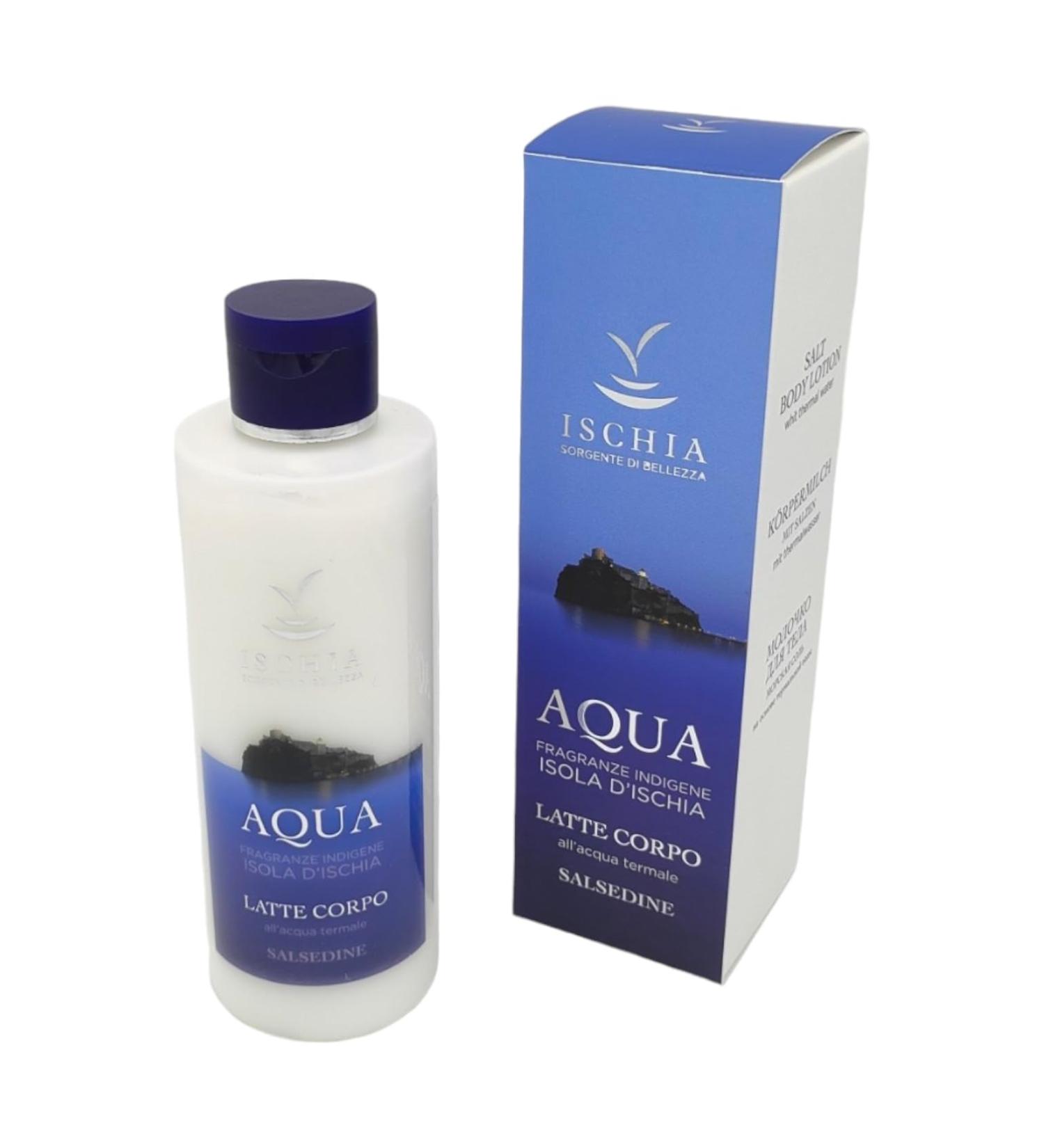 Ischia Sorgente di Bellezza ISB - "Aqua" Body Lotion by Salsedine 200 ml made with thermal water from the island of Ischia