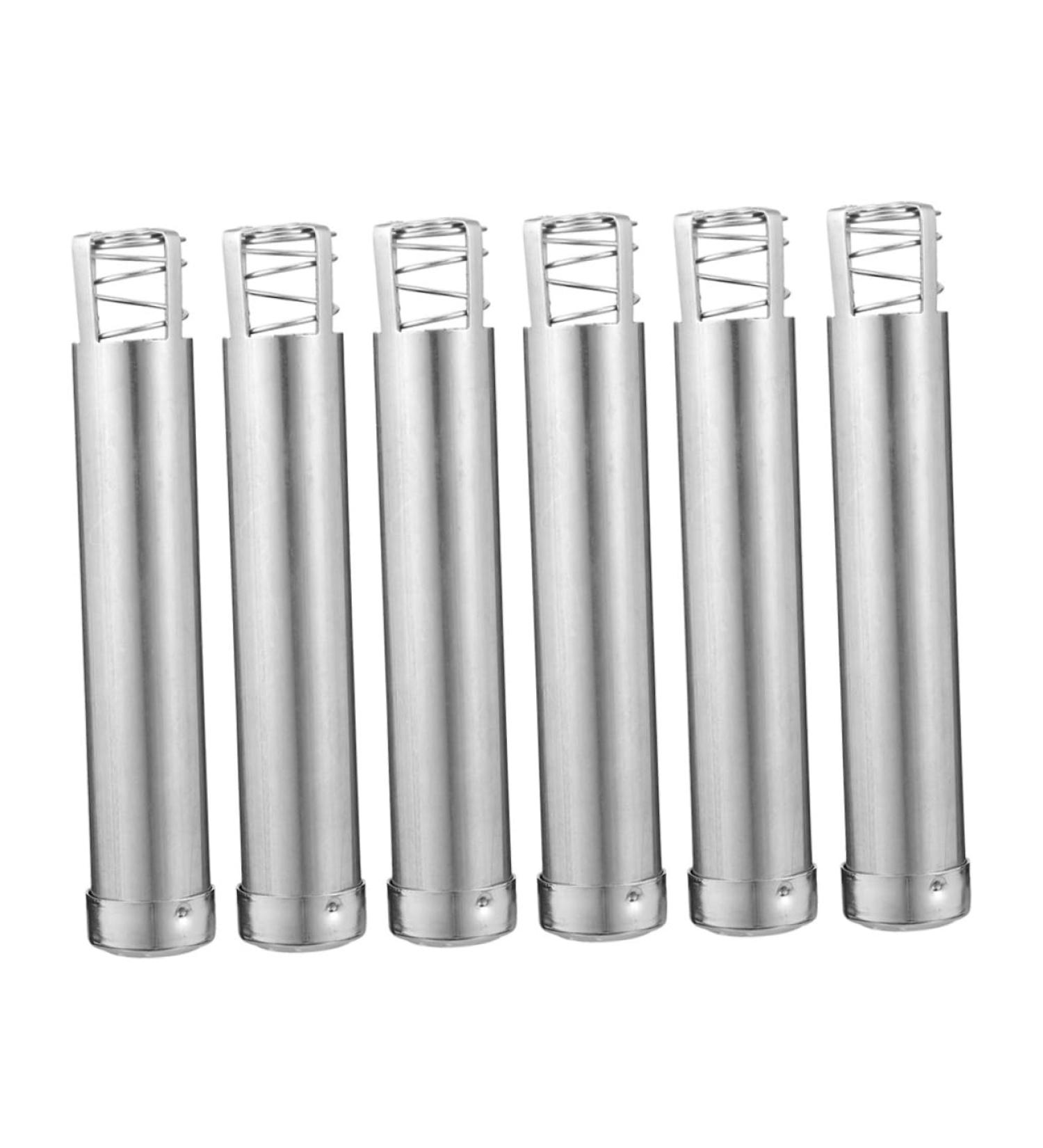 HOMSFOU 6pcs Moxa Pusher Tool Set | Stainless Steel Moxibustion Oven & Cardboard Box Pushers for Effective Therapy - Buy Online on GoSupps.com