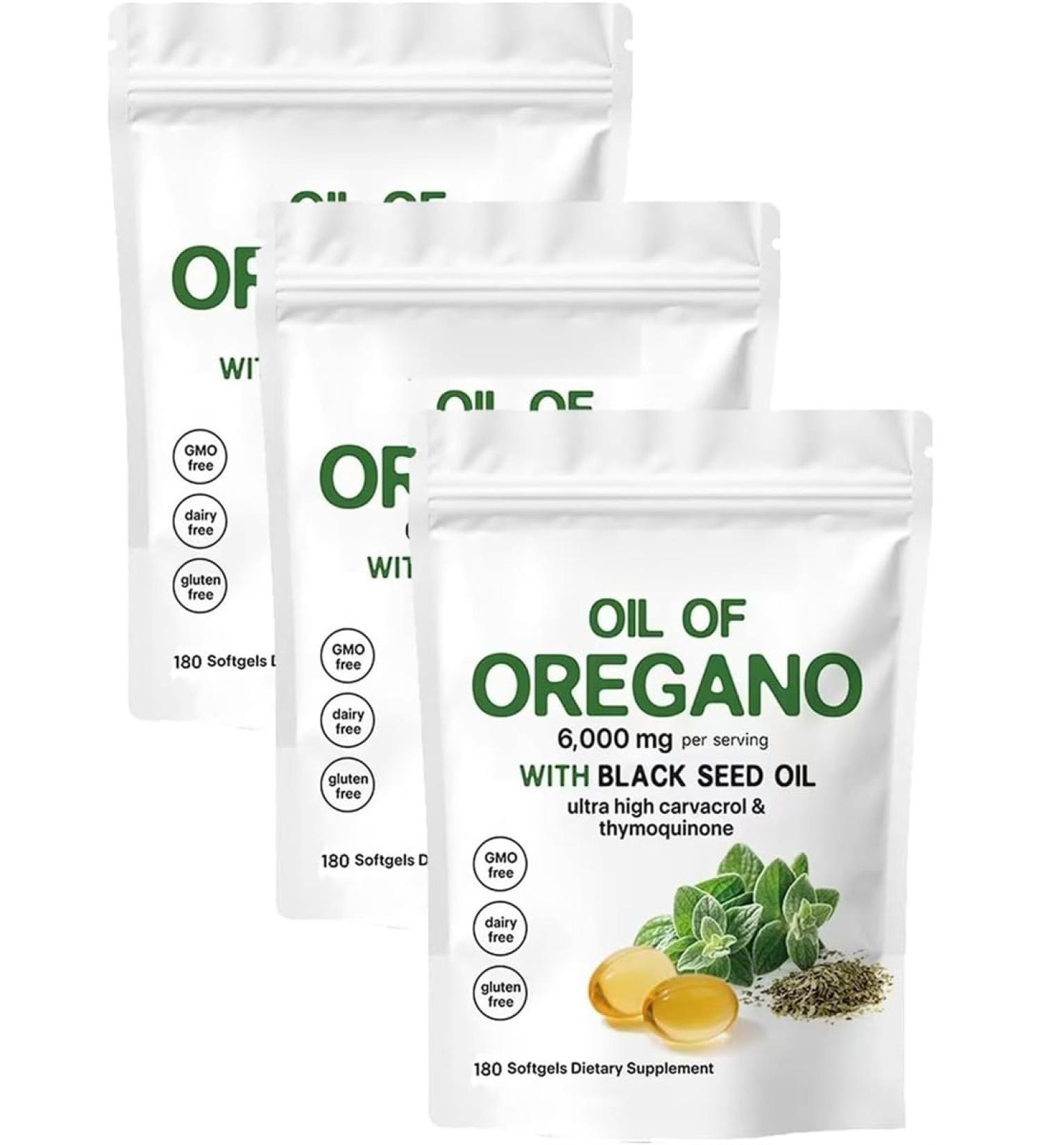 Resilia Oil of Oregano Softgels Huile de graines d'origan Re-silia 2025 huile d'origan Re-silia avec 6000 mg d'huile de graines noires riche en nutriments exp rience de bien- tre am lior (3) - Buy Online on GoSupps.com
