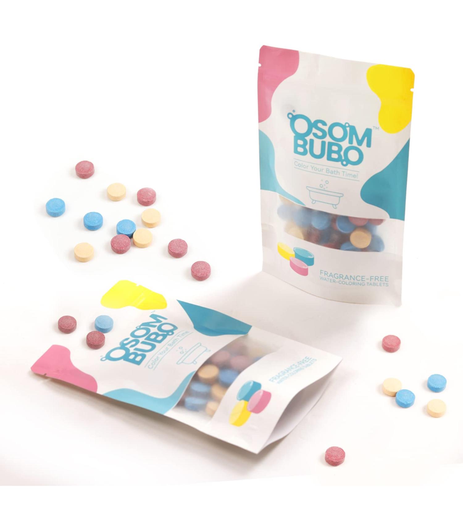 Bath Color Tablets for Kids 120 Count - 2 Packets of 60 Tablets Each | Kids Bath Bombs Set for Educational and Fun Bathtime Activity - Buy Online on GoSupps.com
