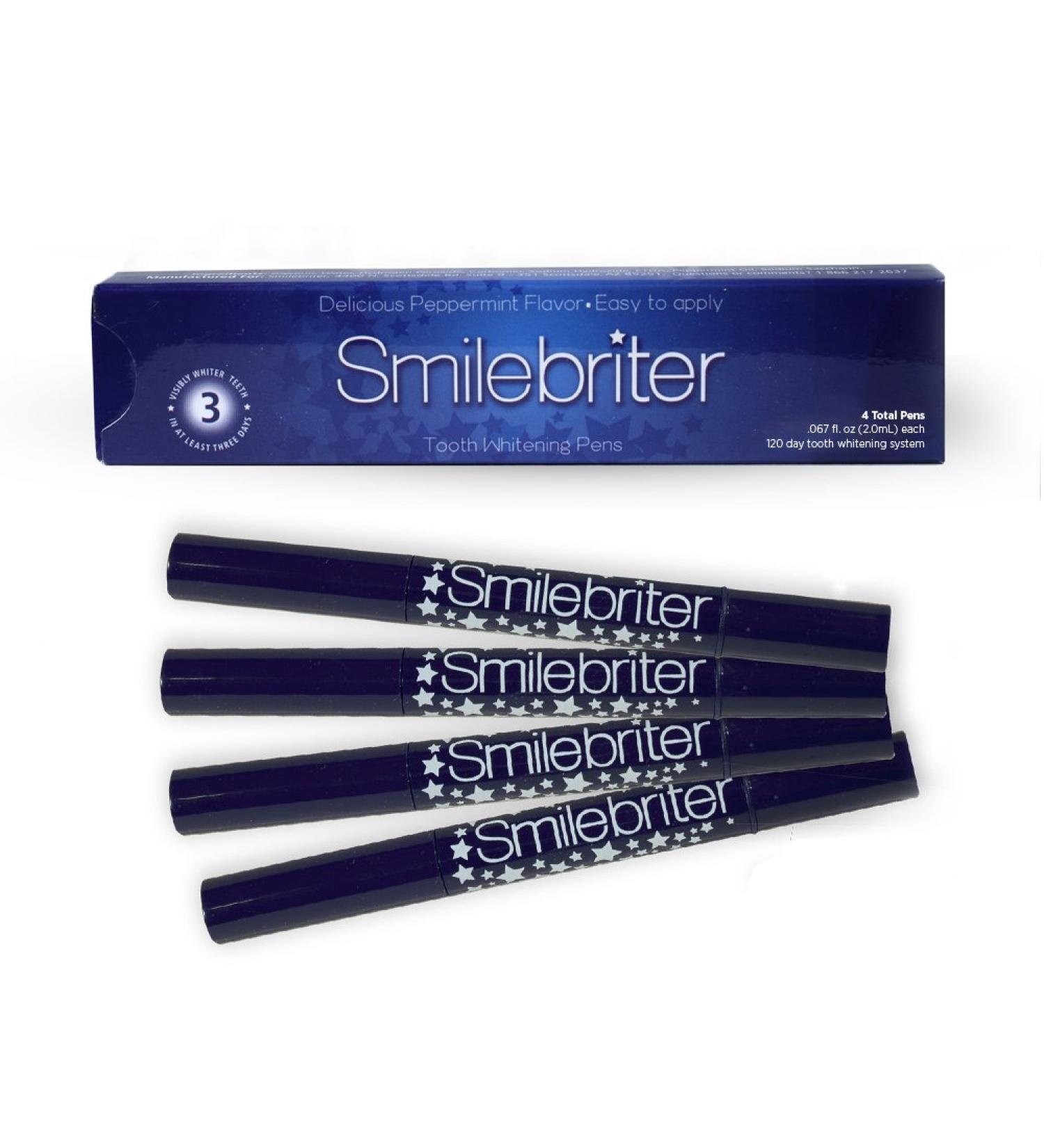 Smilebriter Teeth Whitening Gel Pens - Get a Bright White Smile - Buy Online on GoSupps.com