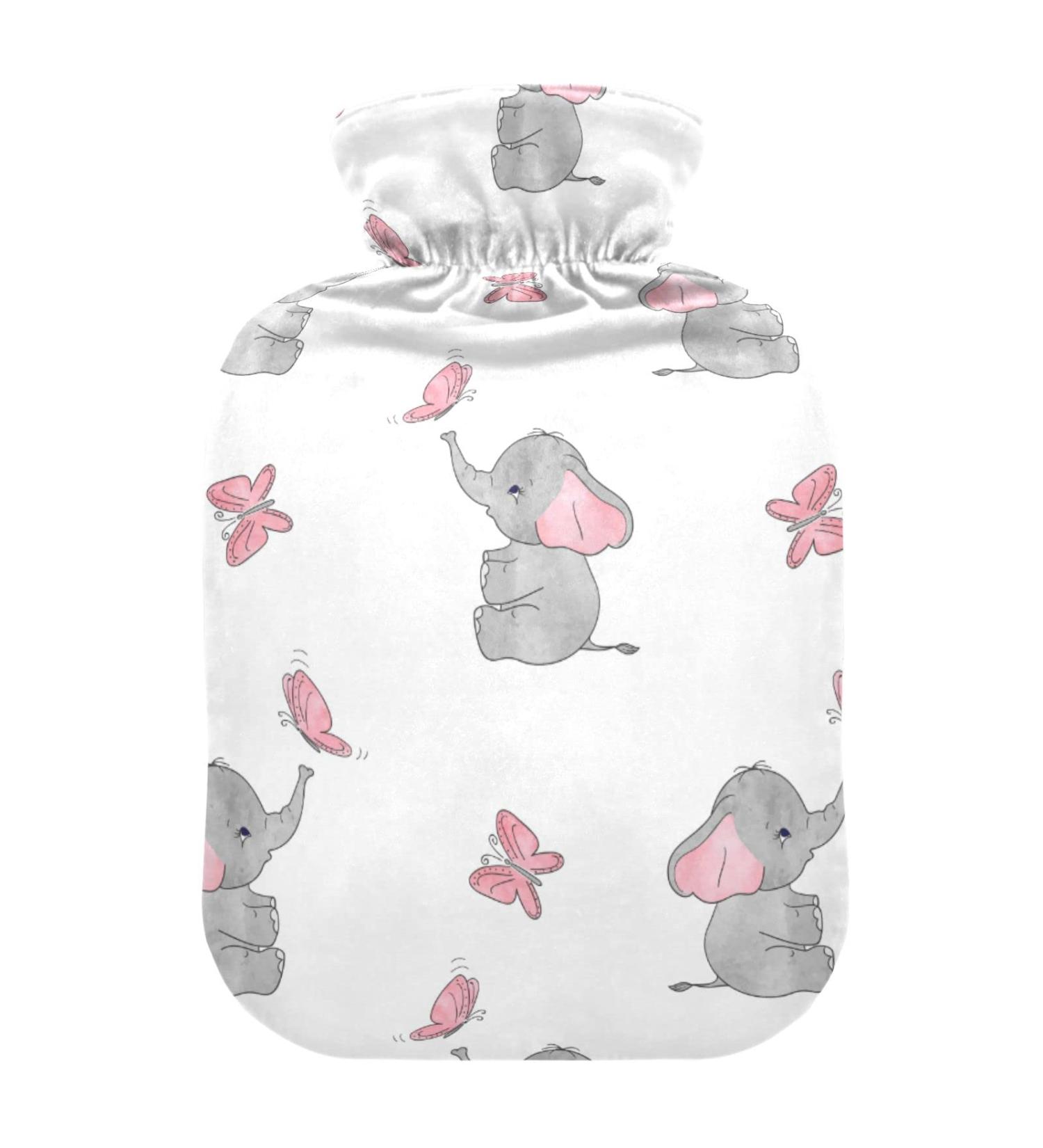 Shop Elephant & Butterfly Hot Water Bottles - 2L Pain Relief & Hand Warmer | International Shipping - Buy Online on GoSupps.com